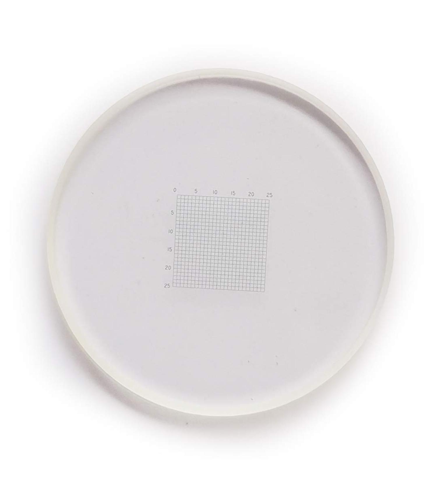 0.2mm Net Shaped Microscope Eyepiece Micrometer for Calibration - 19mm Diameter - Buy Online on GoSupps.com