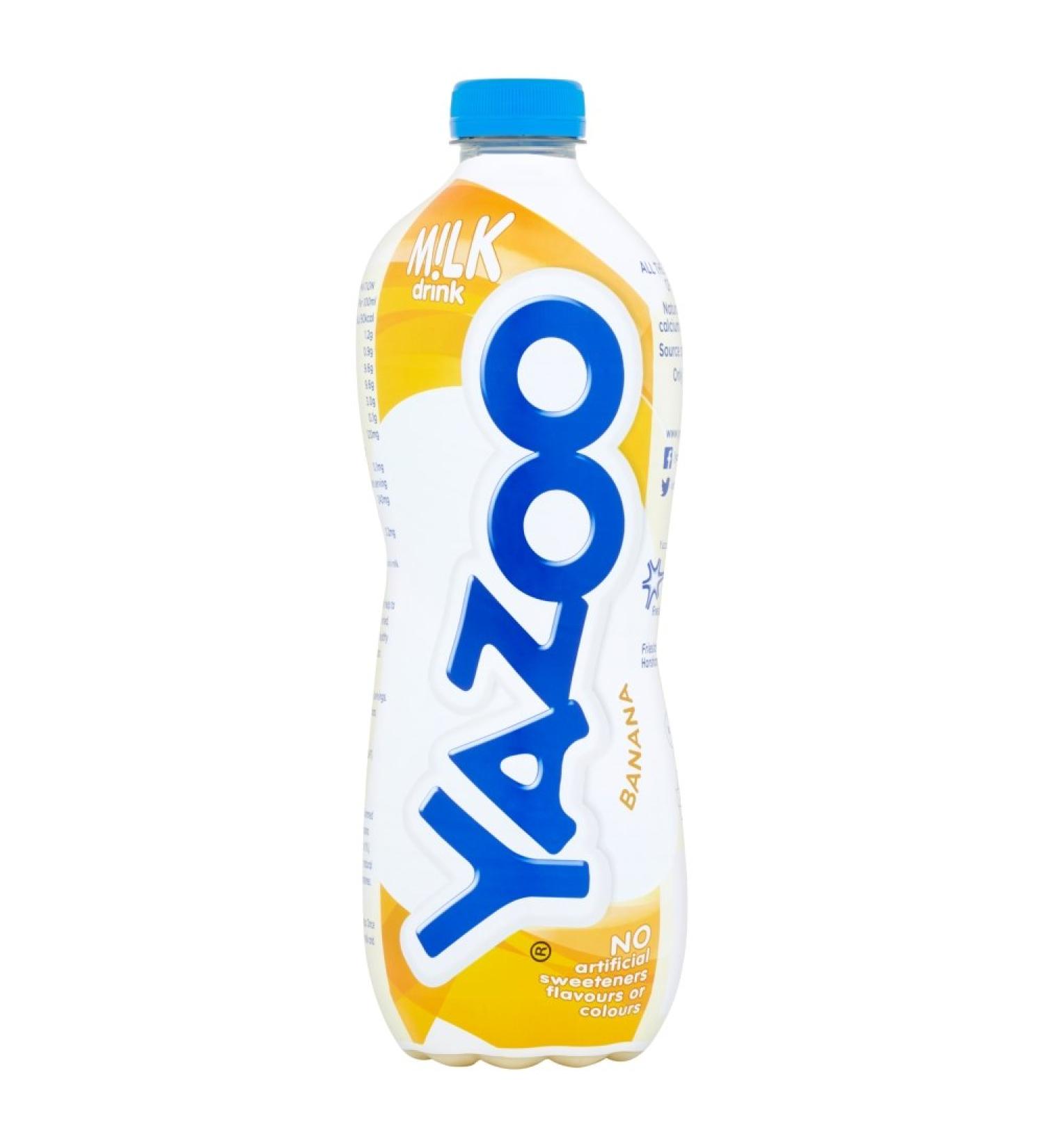 Yazoo Banana Milk Drink 1L - Buy Online on GoSupps.com