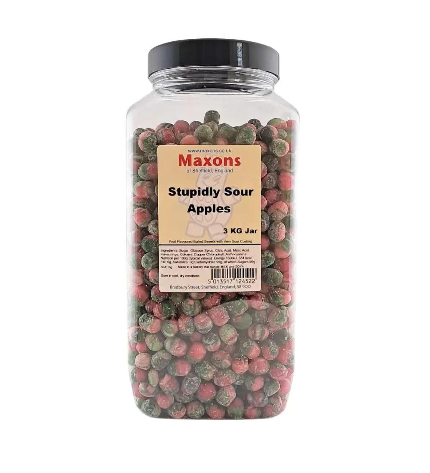 Stupidly Sour Apples - 200g Hard Boiled Sweets