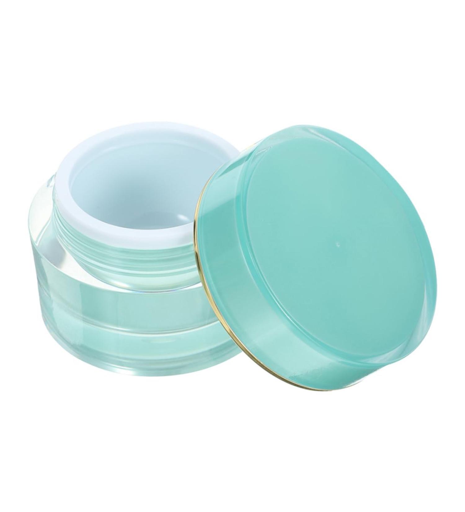 Healeved Cosmetic Bottle Refillable Cream Jar Wide Mouth Cream Jar Cream Jars with Lids Empty Cream Containers Wide Mouth Cream Container Small Cream Jar Acrylic Cream Bottle Travel Round - Buy Online on GoSupps.com