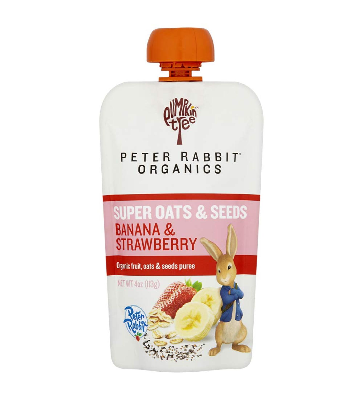 Pumpkin Tree Organics Super Oats & Seeds  Banana & Strawberry 40 Ounce (Pack of 10) - Buy Online on GoSupps.com