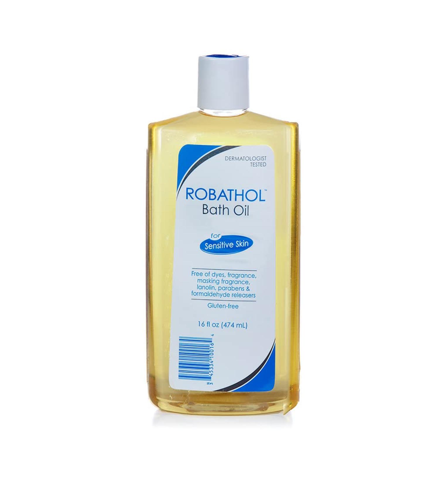 RoBathol Bath Oil Sensitive Skin 16 oz - Pack of 6 | Soothing and Nourishing Formula - Buy Online on GoSupps.com
