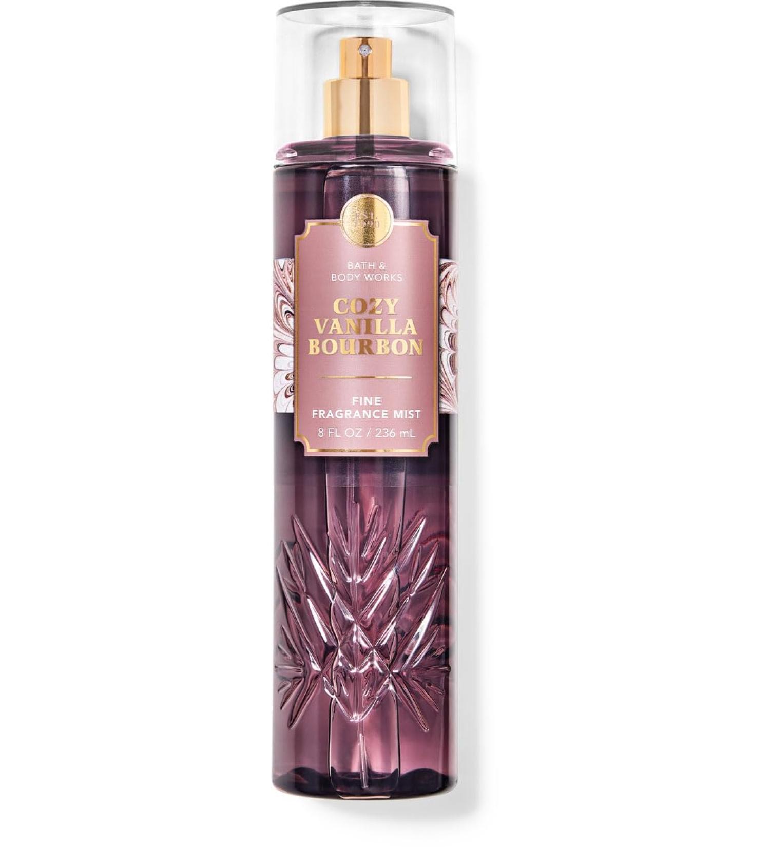 Cozy Vanilla Bourbon Fine fragrance mist (8.0oz) dark fruit vanilla