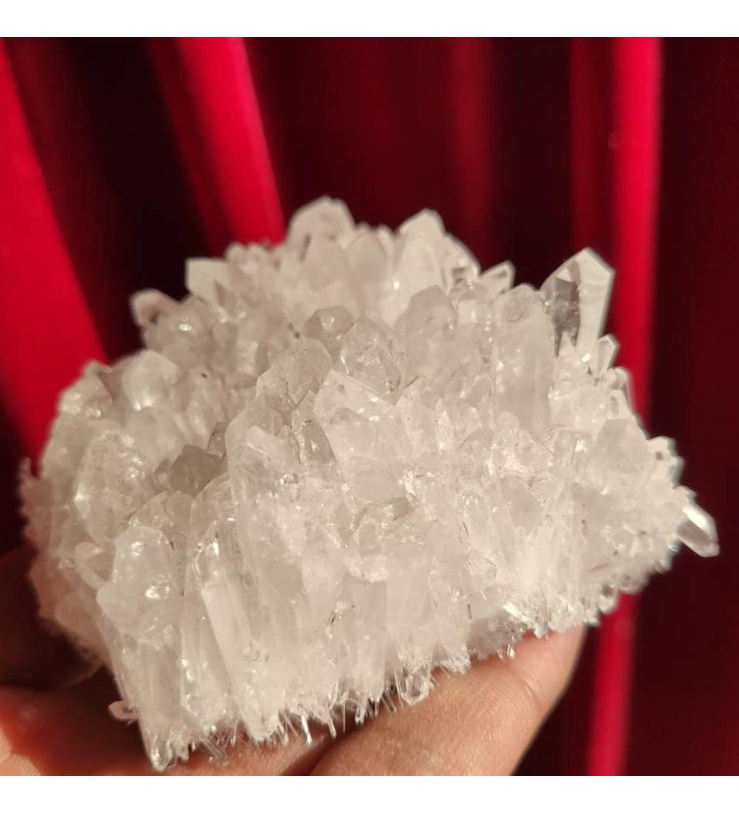Natural Crystal Rough Natural Crystal Natural Crystal Calcite Cluster White Specimen Stone (Size : 500-600g) - Buy Online on GoSupps.com
