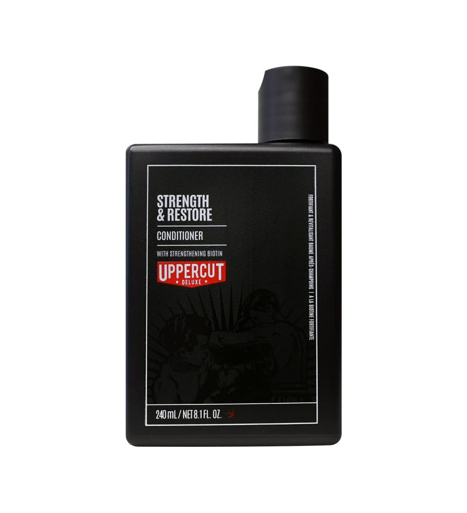 Uppercut Deluxe Strength & Restore Conditioner for Men | Biotin & Caffeine Hair Growth | 240ml - Shop Now! - Buy Online on GoSupps.com