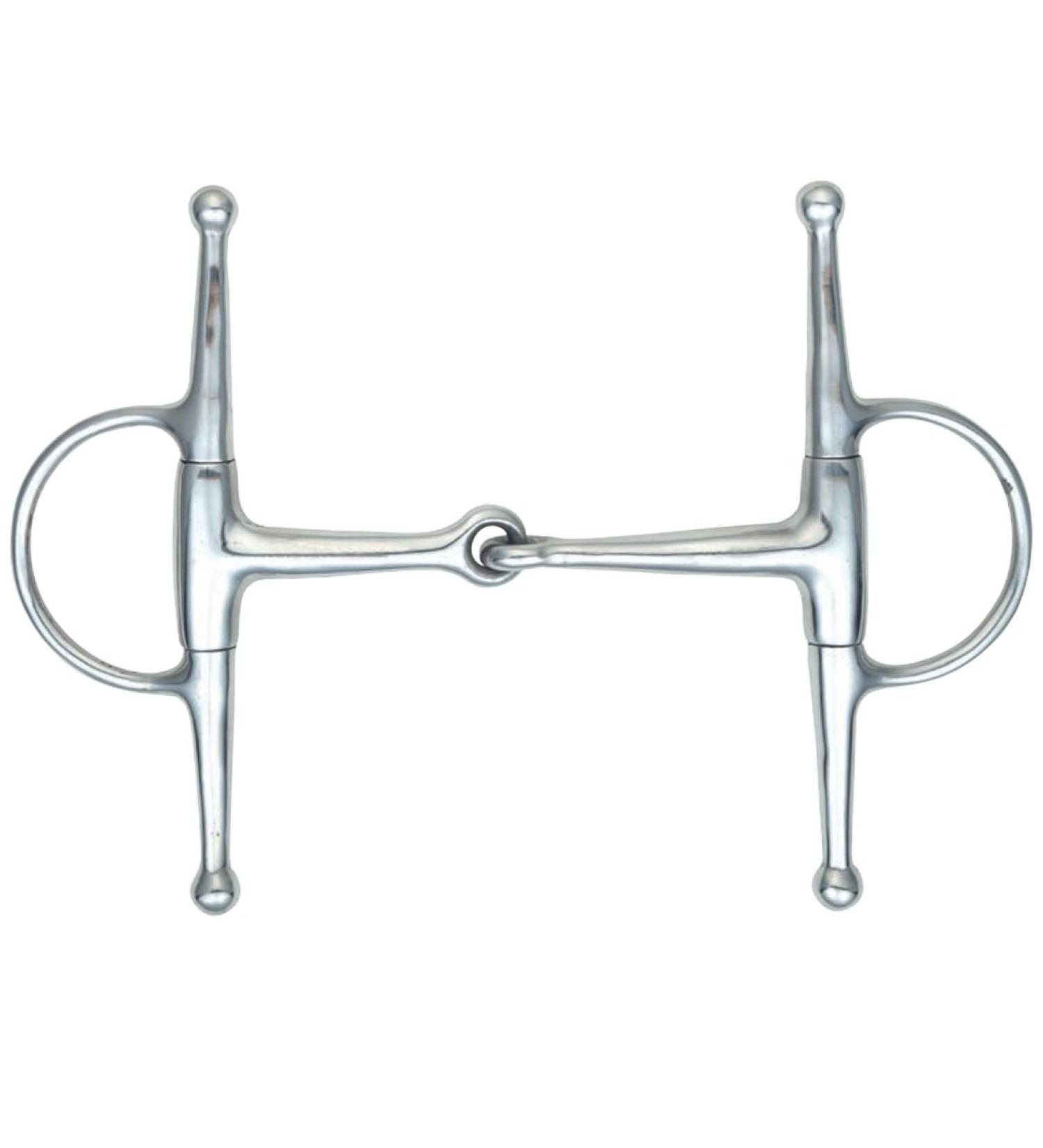 Shires Full Cheek Eggbutt Snaffle Silver 5"
