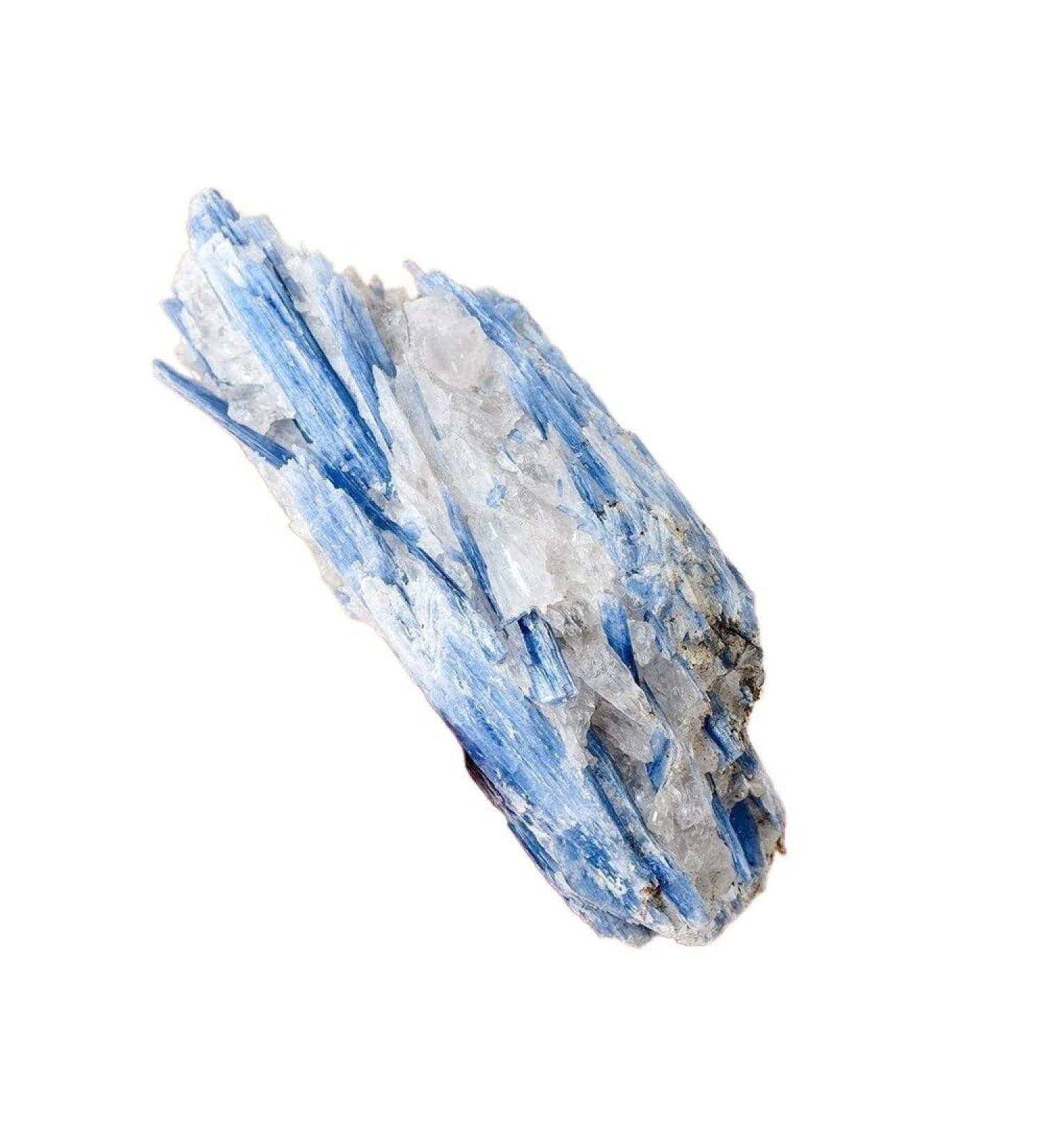 Room Decoration Natural Quartz Cyanite Stripe Crystal Raw Stone Gemtsone Irregular Blue Kyanite Rough Stone Specimen (Size : 300-350g) - Buy Online on GoSupps.com