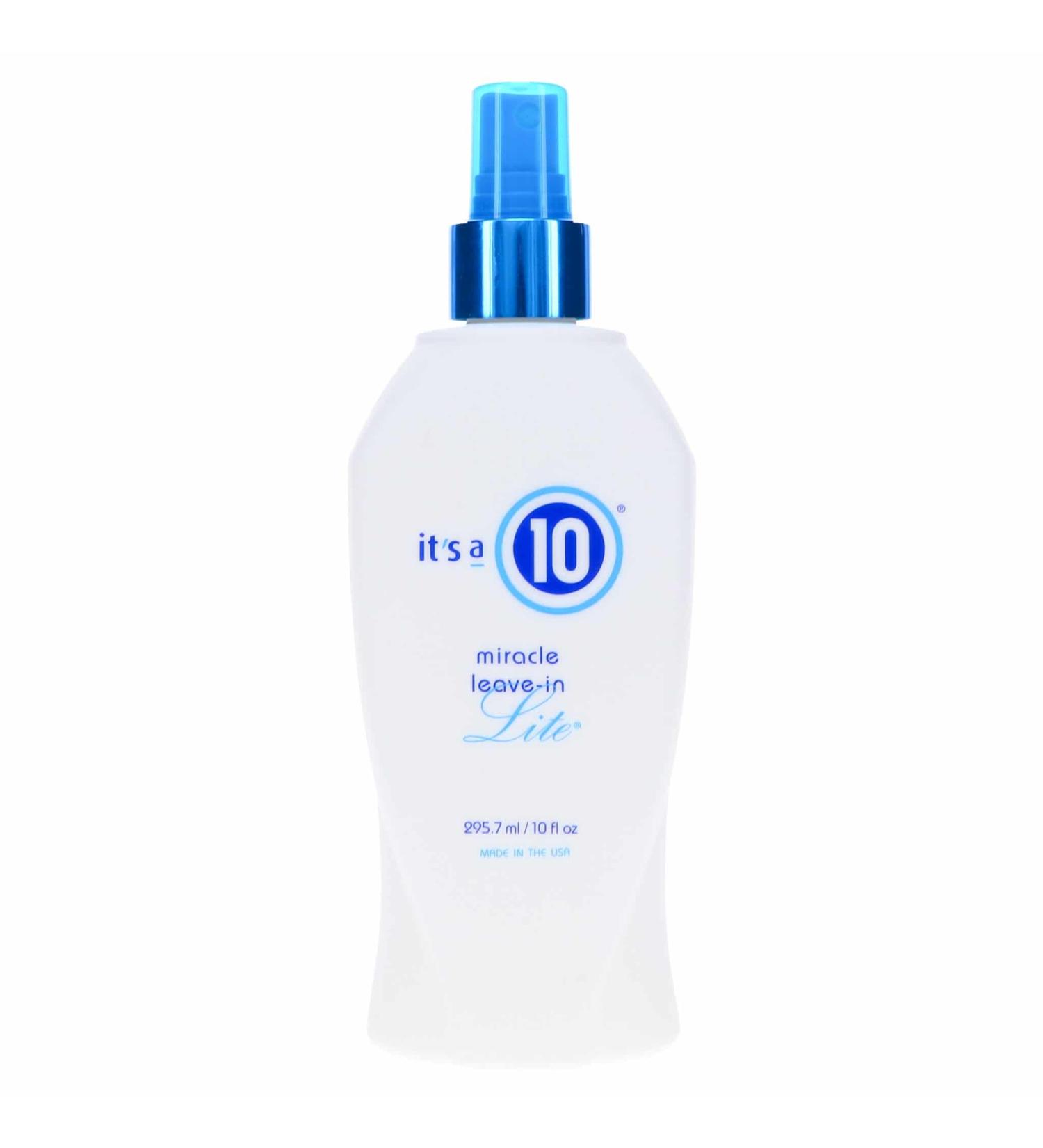 Its A 10 Miracle Leave-In Lite Unisex Hairspray 10 oz 10 Ounce (Pack of 1)