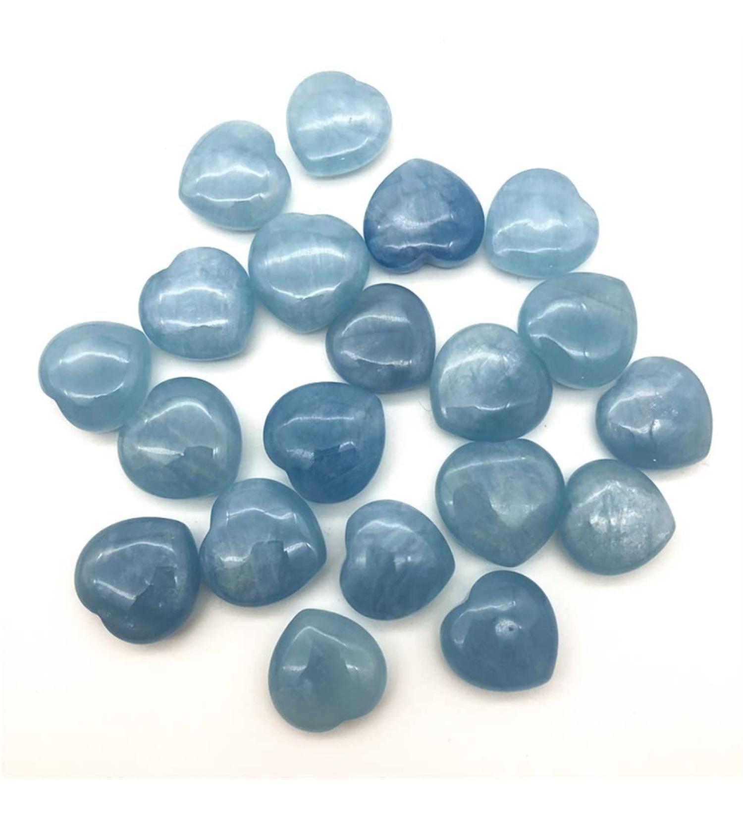 Natural Crystal Rough Stone Jewelry Natural Crystal Rough 1 Piece Natural Mini Aquamarine Heart Crystal Specimen Lucky Heart Stone Beautiful Crystal Stone Jewelry - Buy Online on GoSupps.com