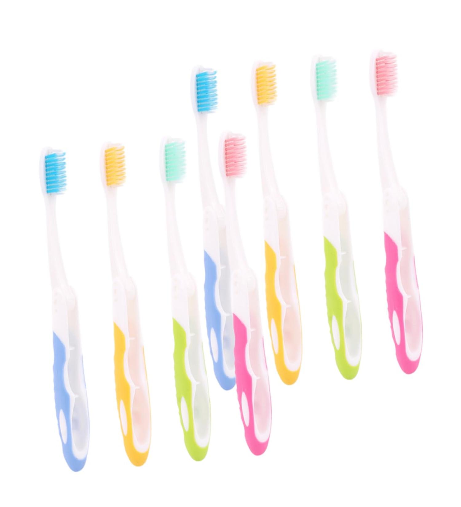 FRCOLOR 8pcs Oral Care Tools Set - Travel Toothbrushes & Bristle Toothbrushes for Adults | International Shipping Available - Buy Online on GoSupps.com