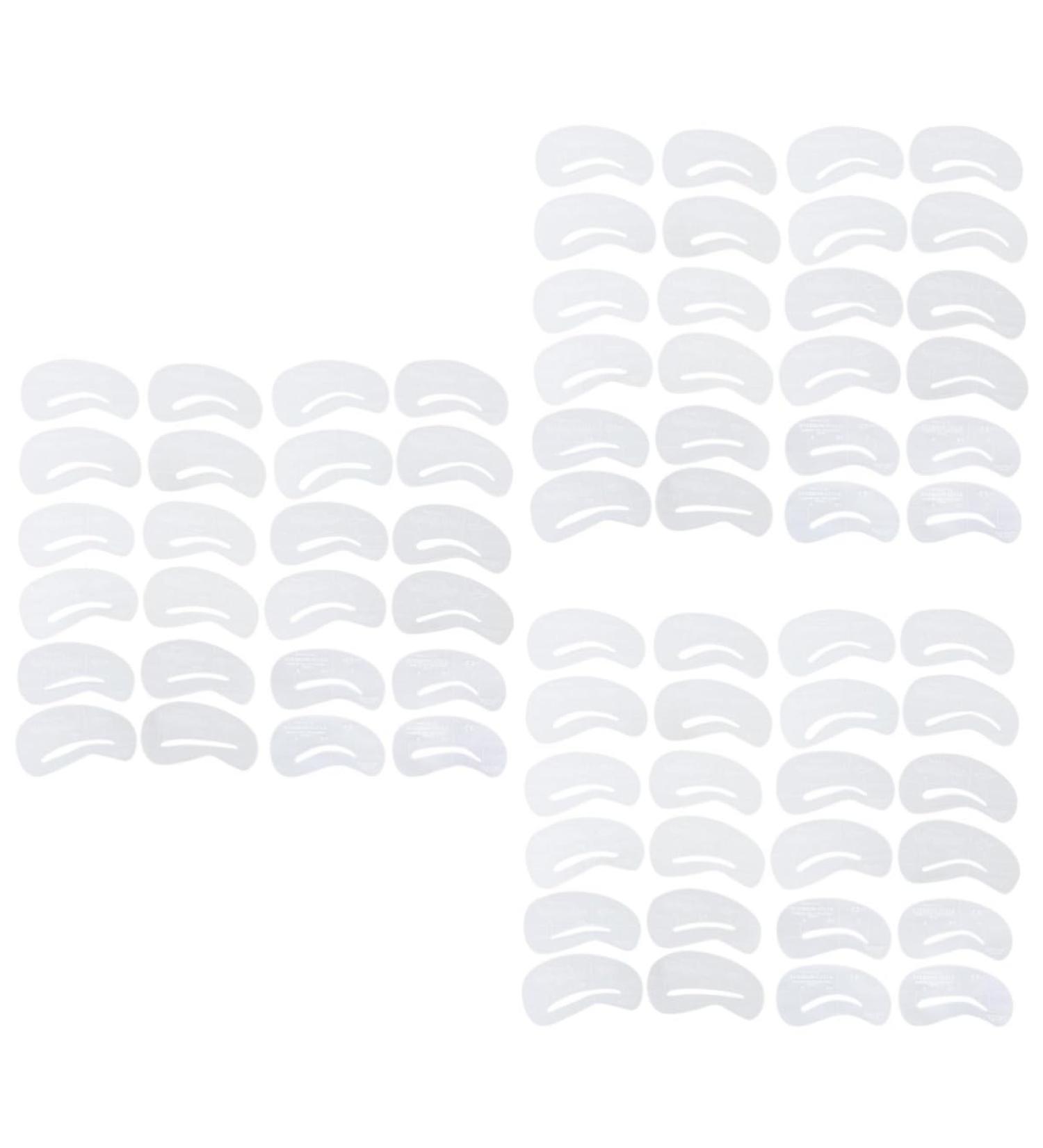 Beavorty 72 Pcs 6 Sets Tool Eyebrow Shape Stencil Eyebrow Template Stencils Eyebrow Card Card Unibrow - Buy Online on GoSupps.com