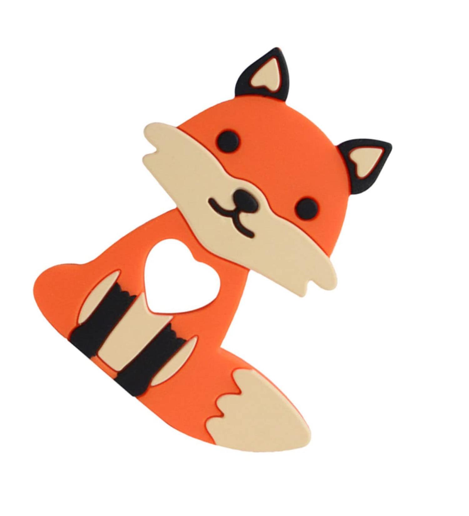 Hohopeti Silicone Baby Teether - Infant Teething Toy with Cartoon Design | Food Grade Chew Toy for Babies - Buy Online on GoSupps.com