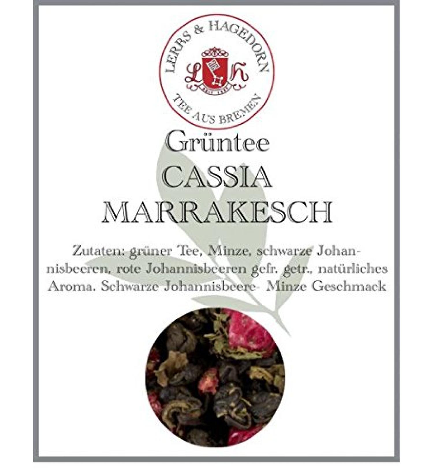 Lerbs & Hagedorn Lerbs & Hagedorn Cassia Marrakech Green Tea | Blackcurrant Mint 2 kg approx. (162 litres)
