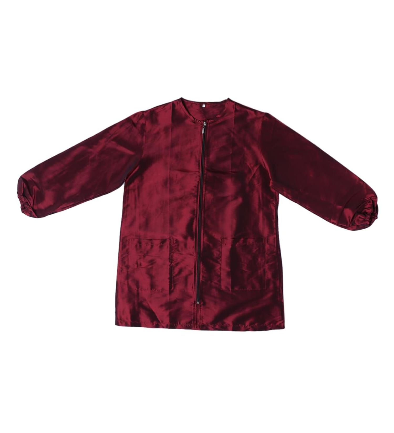 MAGICLULU Spa Salon Suit Cosmetology Aprons Long Sleeve Smock for Adults Hair Stylist Smock Hairdresser Grooming Smock Aprons for Adults Hair Salon Shawl Client Gown Work Set Red Baking Oil - Buy Online on GoSupps.com