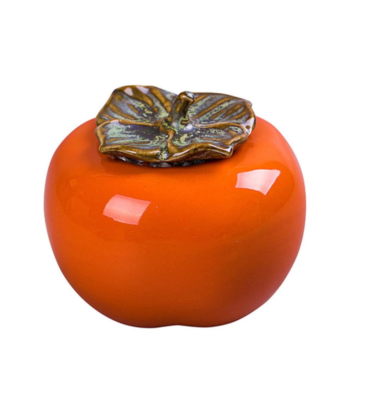 Alipis Persimmon Ceramic Jar Candy Jar Kitchen Canisters Tea Containers Ceramic Can With Cover Bottle 1 - Buy Online on GoSupps.com