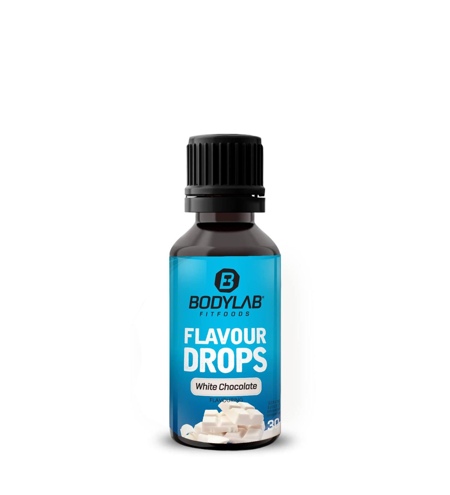 BODYLAB24 Flavor Drops 30ml - Sugar-Free Calorie-Free White Chocolate Aroma | Enhance Coffee & Food | No Artificial Dyes - Buy Online on GoSupps.com