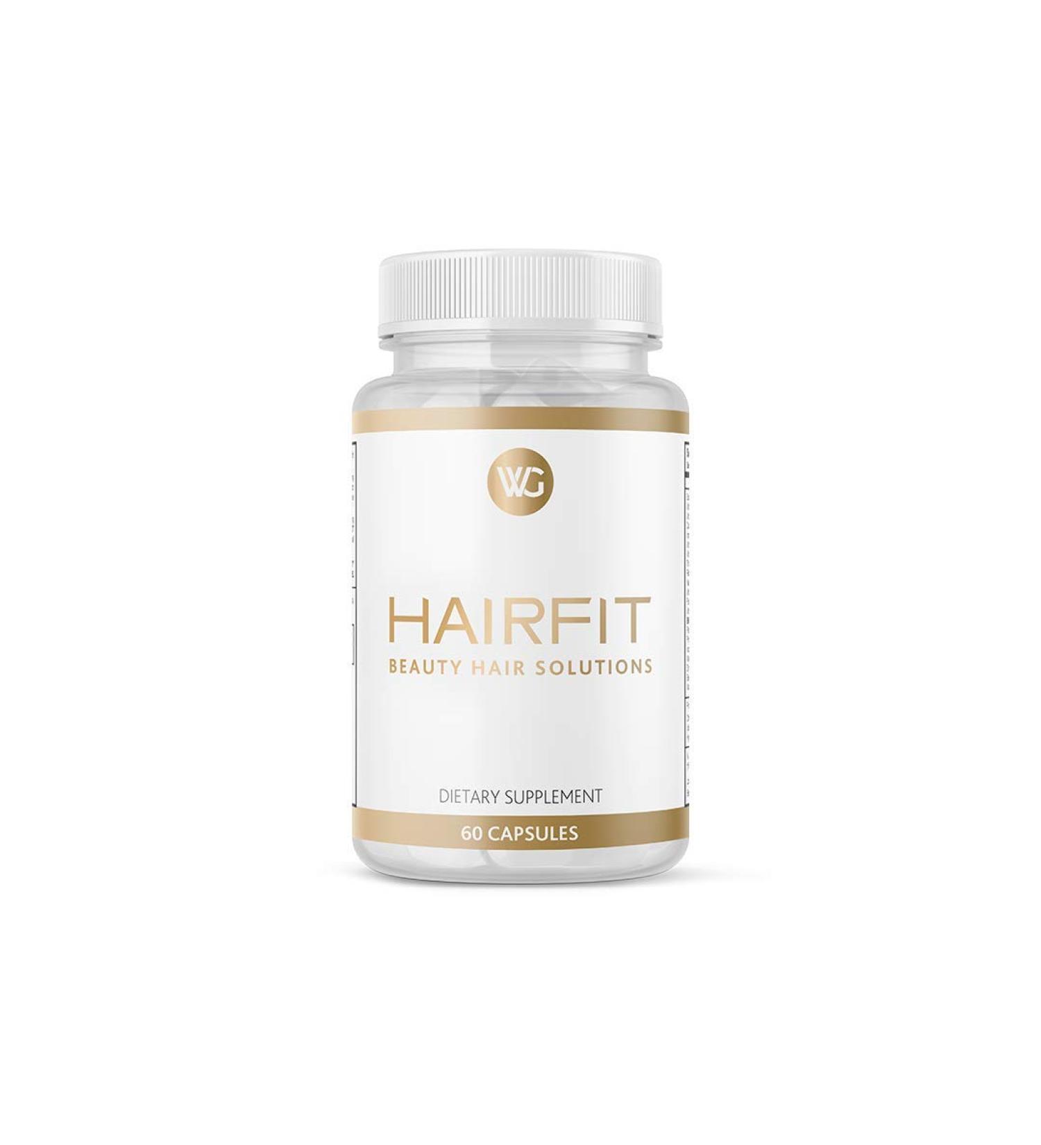 HAIRFIT Vitamins. Best Hair Growth Vitamins with Biotin for Stronger Hair. Potent Blend of Vitamins Herbs & Amino Acids to Encourage Stronger Thicker & Longer Hair for Men and Women - Buy Online on GoSupps.com