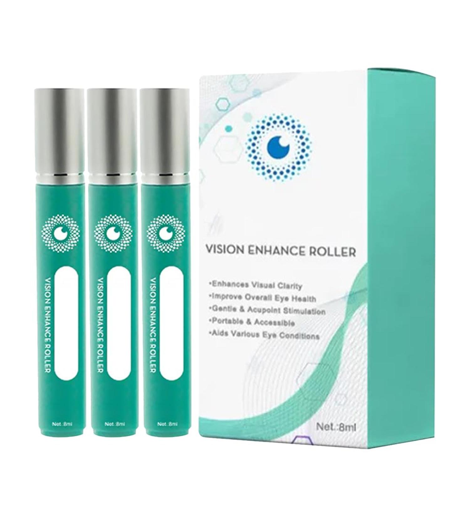 Medilisk Vision Enhance Roller Vision Enhance Roller Medilisk Eye Massage Roller Alleviates Eye Strain Relieve Eye Strain Enhances Visual Clarity (3PCS) - Buy Online on GoSupps.com