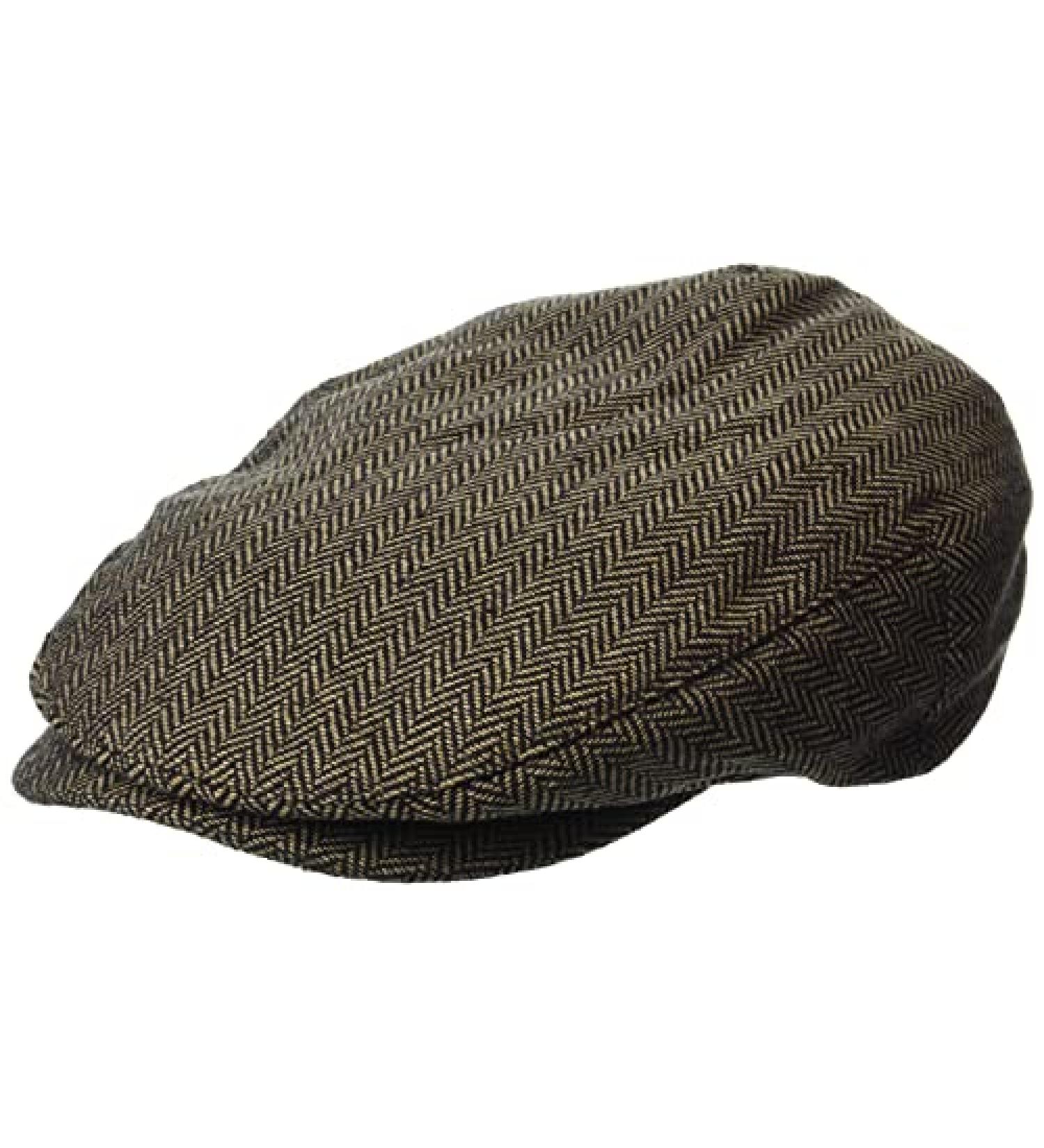 Brixton Unisex Snap Newsie Cap - Brown/Khaki - Large - Buy Online on GoSupps.com