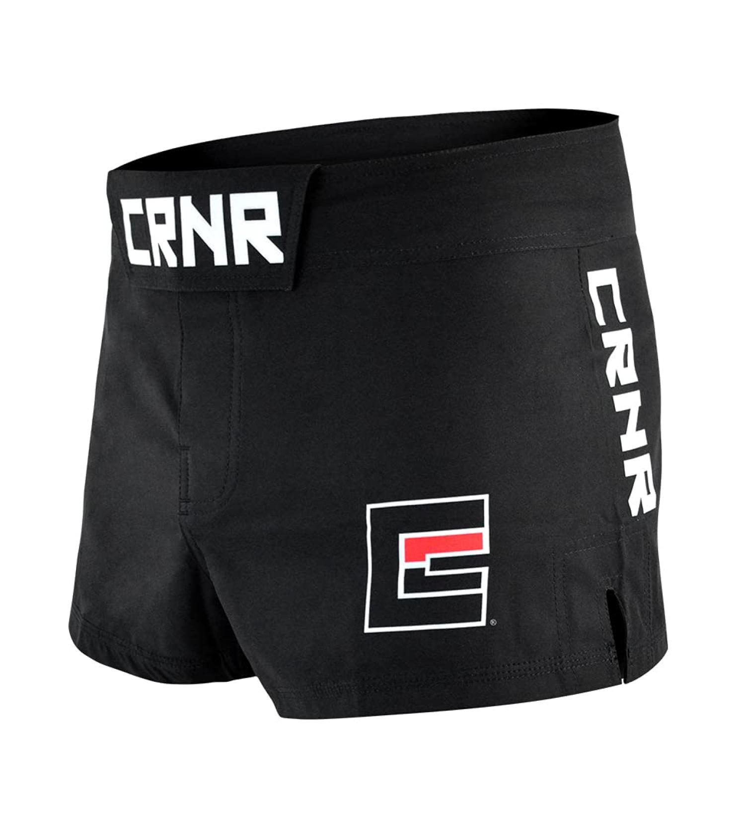 BOSS Fight Shorts | Quick Dry Athletic Fight Shorts for Men and Women | Black 30 | BJJ MMA Muay Thai Kickboxing - Buy Online on GoSupps.com