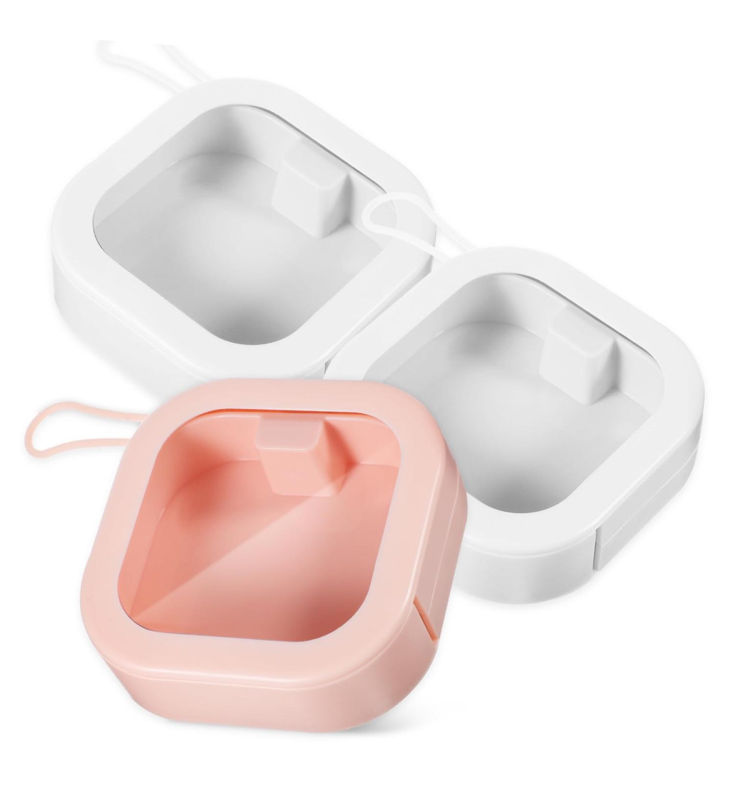 Zerodeko 3-Stage Storage Box for Hair Ropes - Small Flower-Shaped Container with Wall Hook | Travel-Friendly ABS Case for Face Masks & Accessories - Buy Online on GoSupps.com