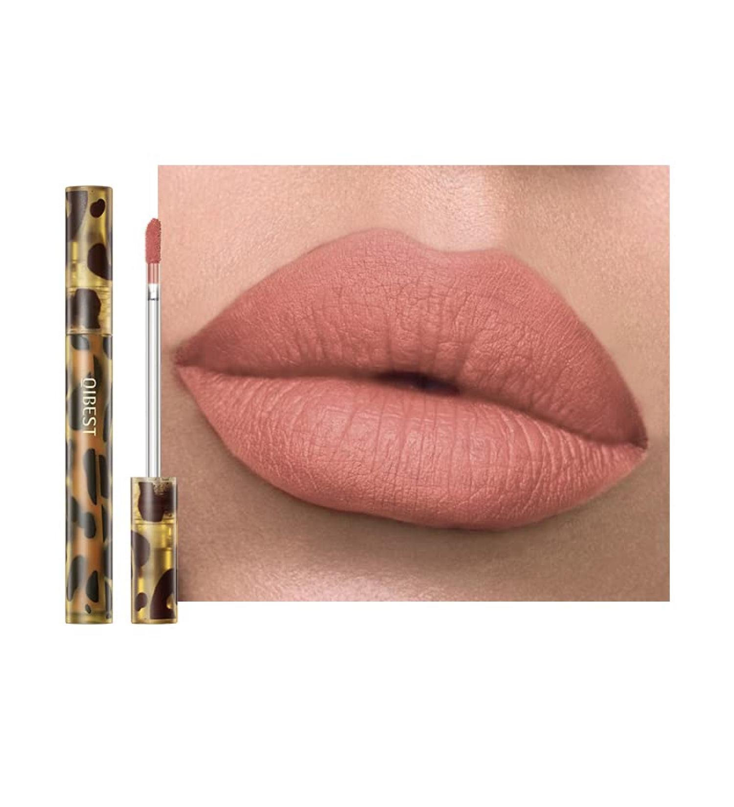Velvet Matte Liquid Lipstick - Long-Lasting Waterproof Formula | Non-Stick Cup Lip Gloss (Nude.01) - Shop Internationally - Buy Online on GoSupps.com