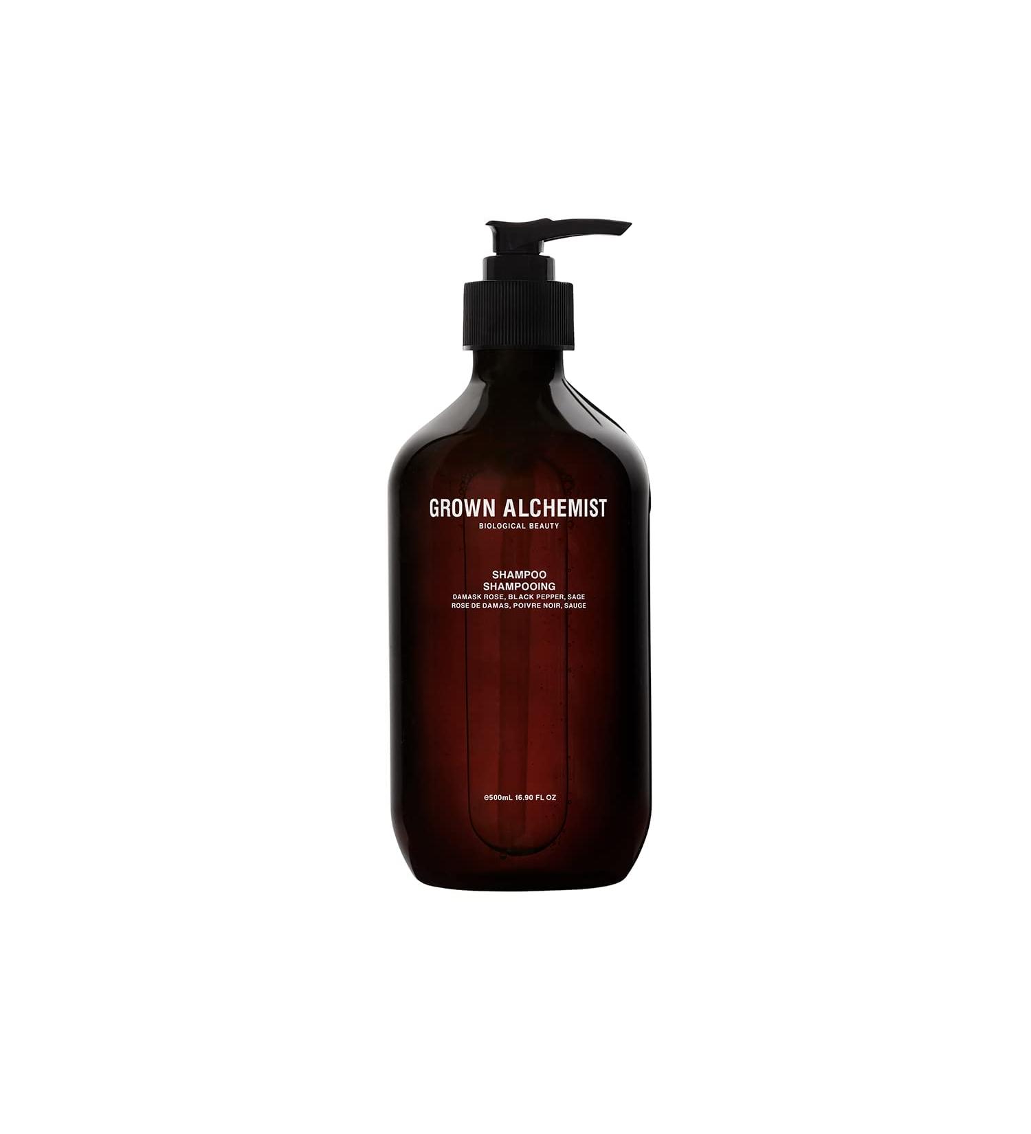 Grown Alchemist Damask Rose Black Pepper & Sage Shampoo 500ml - Luxurious Nourishing Hair Care | International Shipping Available - Buy Online on GoSupps.com
