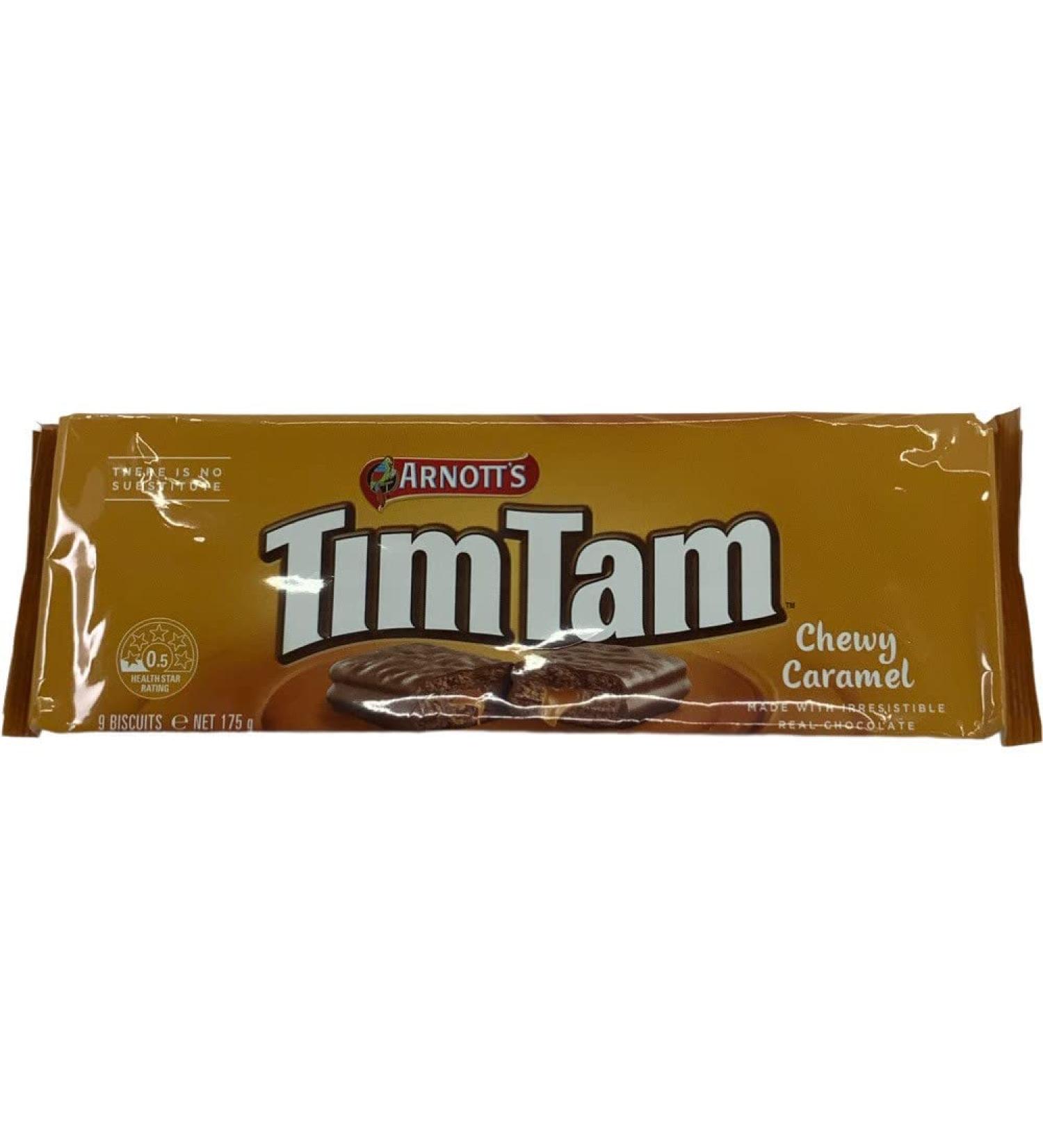 TimTams Arnotts Chewy Caramel Biscuit 175 g