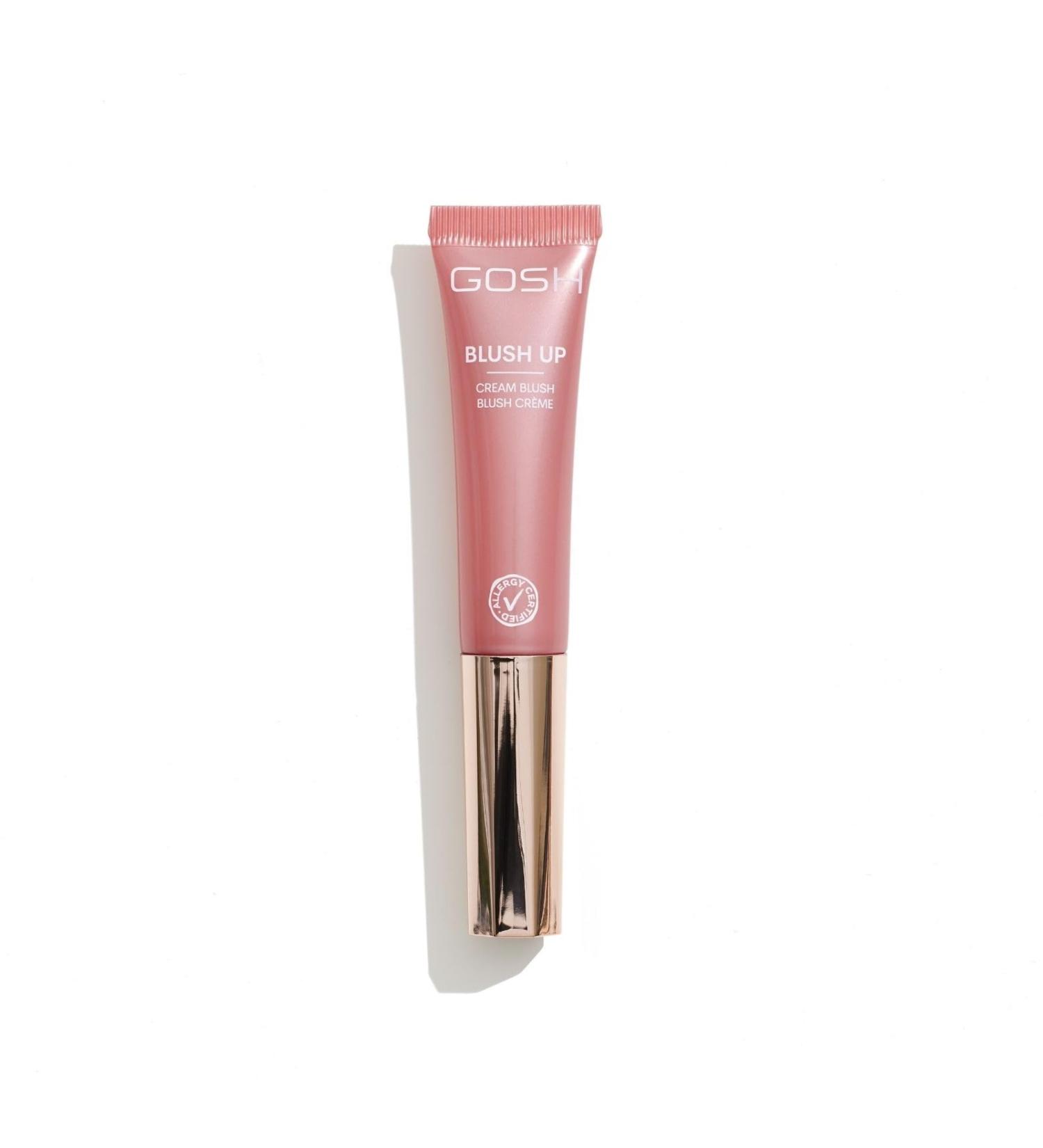 Gosh Cream Blush Up I Blush Stick - Defined Facial Features & Gentle Transitions | Vegan Allergy-Certified Liquid Blush with Sponge | 002 Rose - International Shipping Available - Buy Online on GoSupps.com