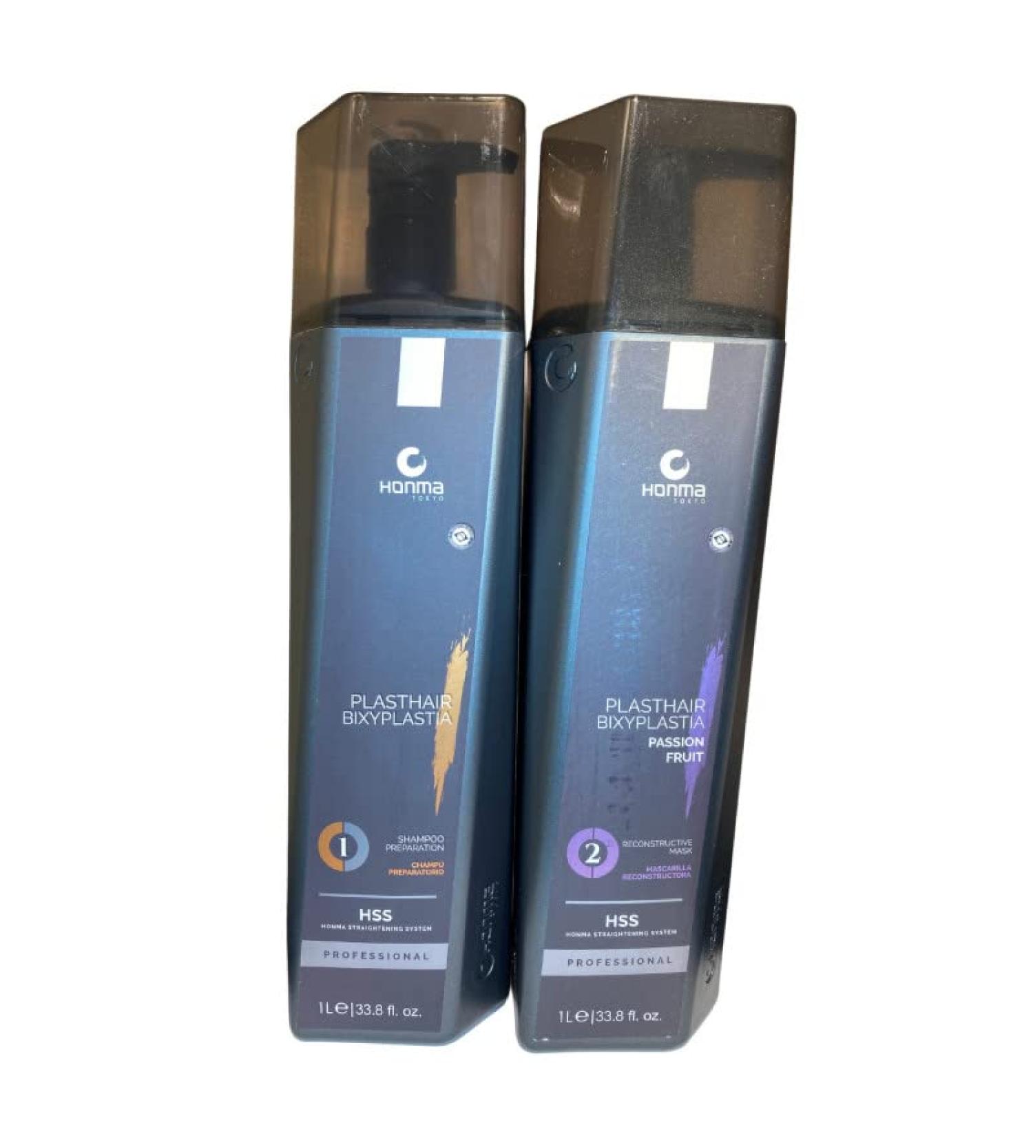 !Plasthair Bixyplastia Passion Fruit Honma Tokyo reconstructive smoothing kit 2 products of 1 L - Buy Online on GoSupps.com