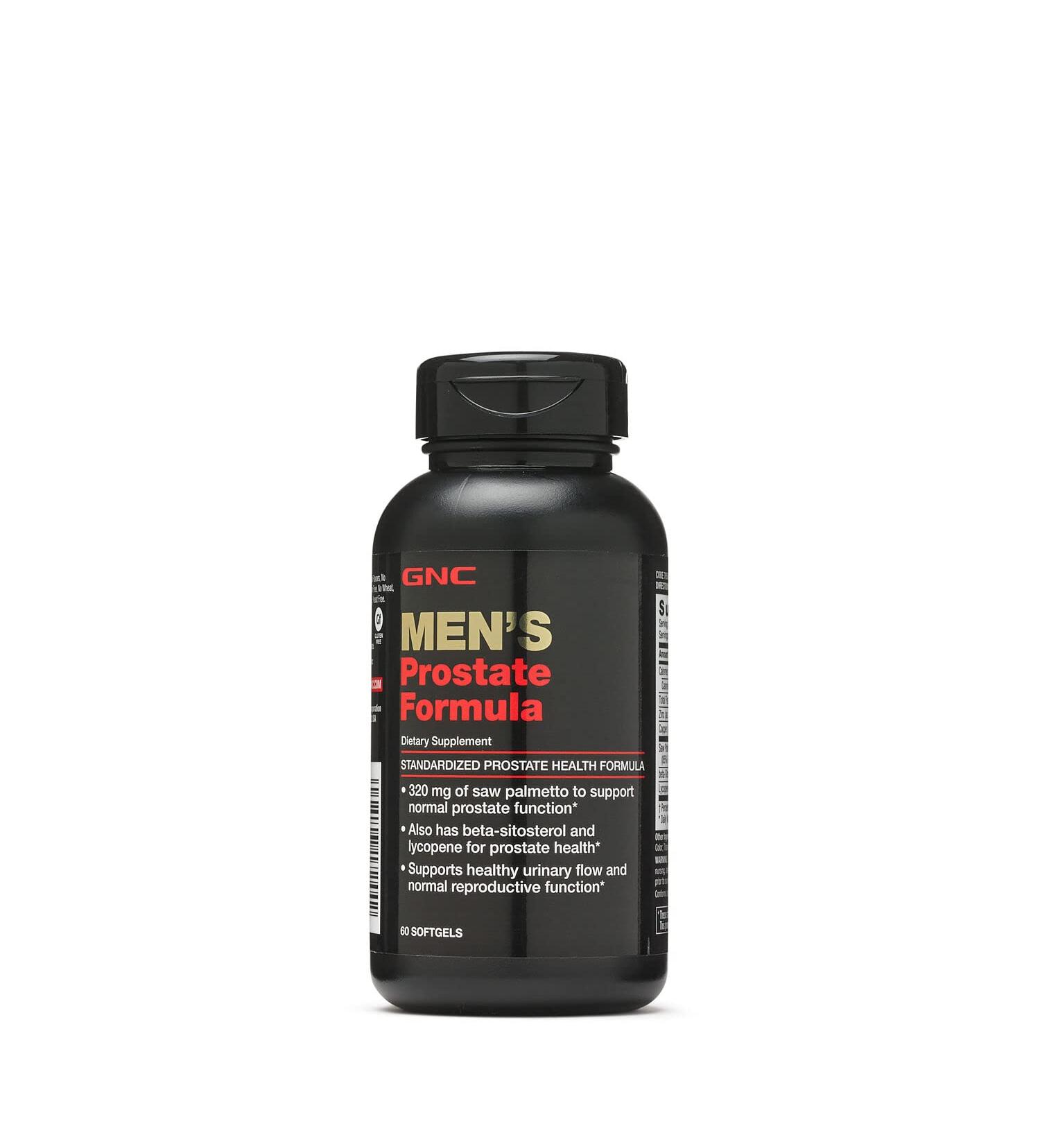 GNC Men's Prostate Formula - 60 Softgels | Supports Normal Reproductive Function - Buy Online on GoSupps.com