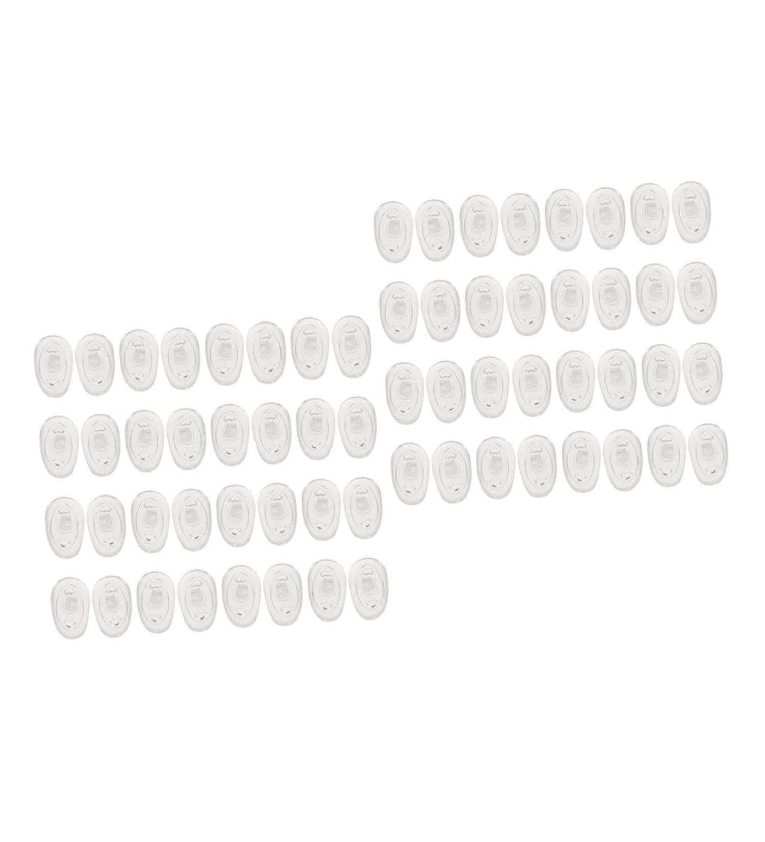 Healeved 40 Pairs Glasses Nose Pads | Replacement Cushions for Comfort & Protection | Slide-Resistant Transparent 1.4x0.8cm - Buy Online on GoSupps.com
