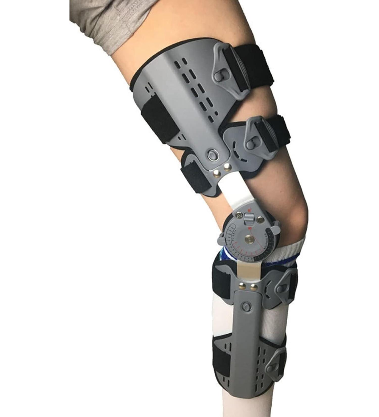 Adjustable Hinge Knee Brace - Professional Orthopedic Immobilizer for Injury Recovery Arthritis & Fractures - Buy Online on GoSupps.com