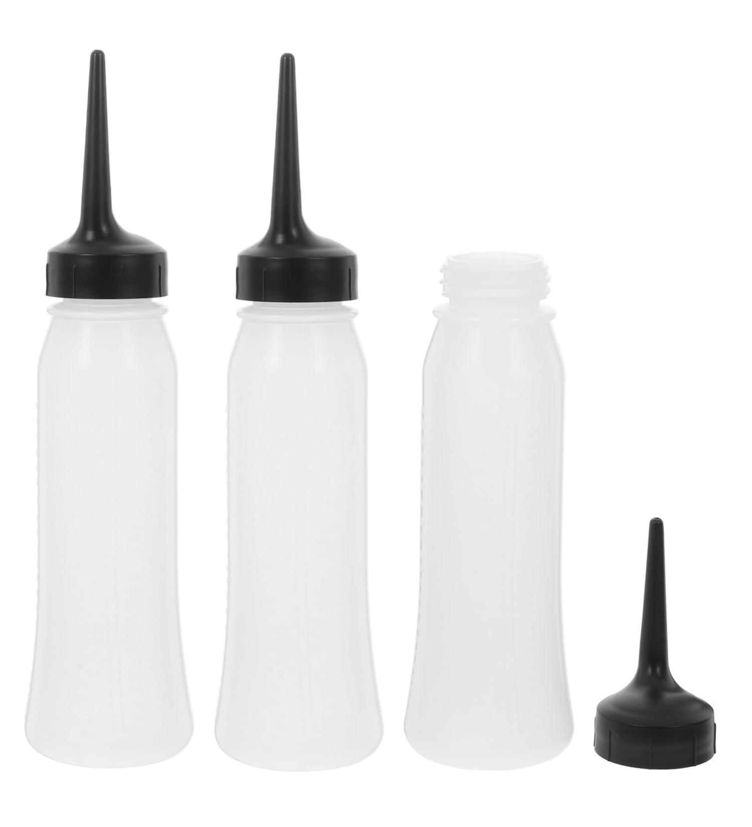 3 pi ces Bouteilles Vides Bec Applicateur PP pour Coloration et Shampooing Rechargeables et Faciles Presser Flacons de Salon Durables et Pratiques - Buy Online on GoSupps.com