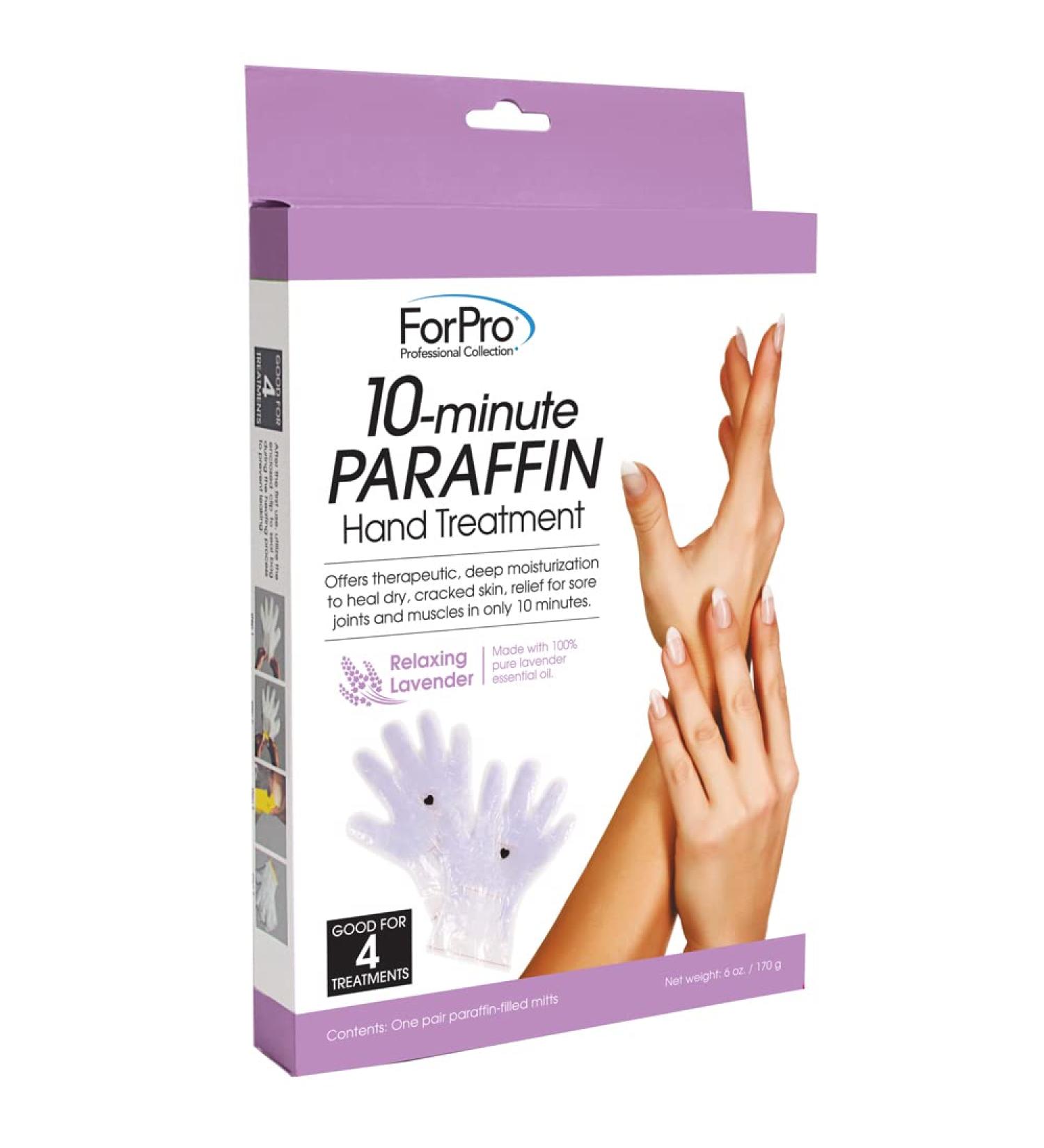Paraffin Wax Hand Treatment Gloves - 10-Min Spa & Home Relaxation - Lavender Scented - 1 Pair - Buy Online on GoSupps.com