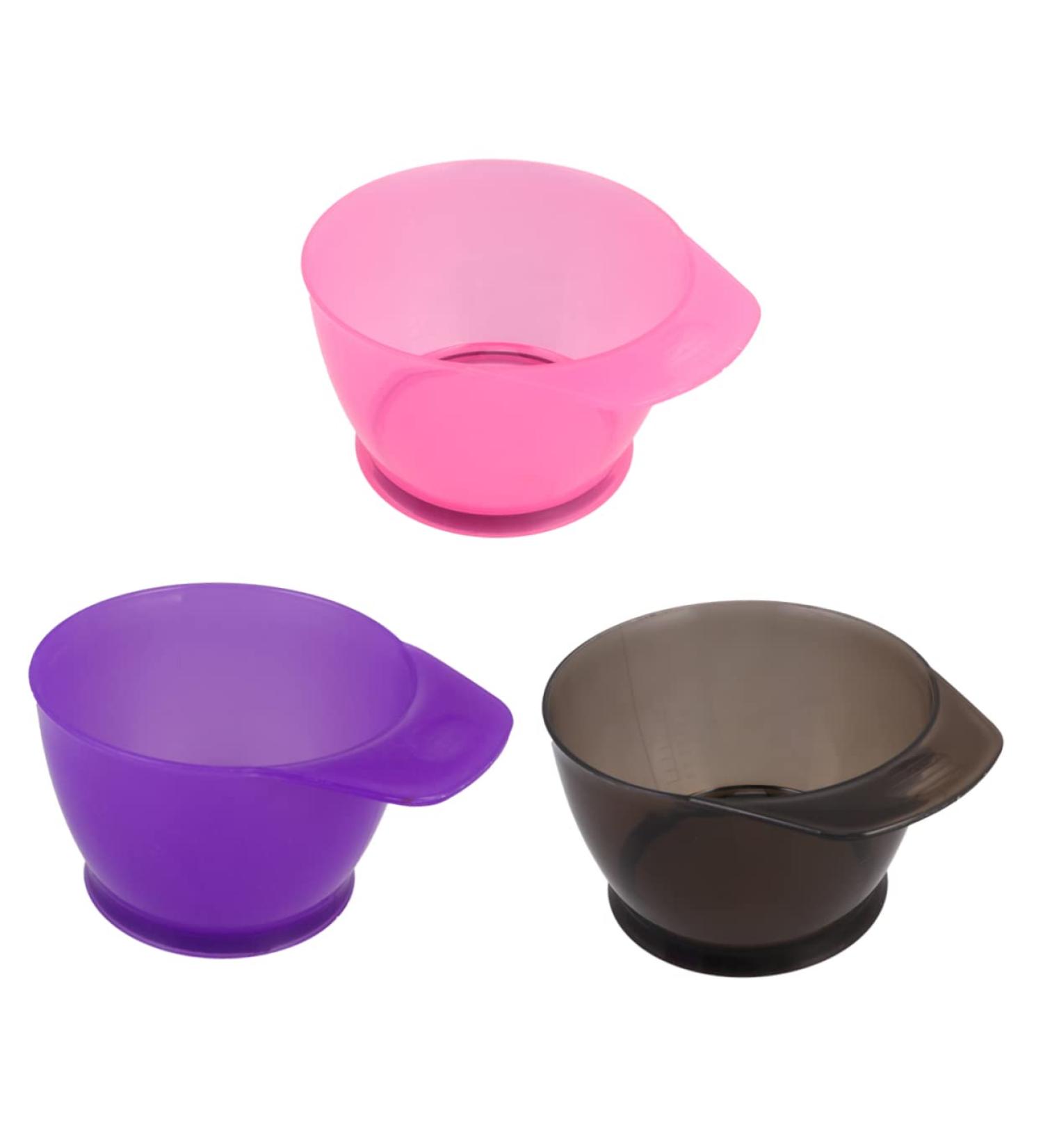 Anneome 3 pi ces Bol de Coloration Cheveux Plastique paissi avec Poign e Bol de Teinture Durable pour Salon et Usage Domestique de - Buy Online on GoSupps.com