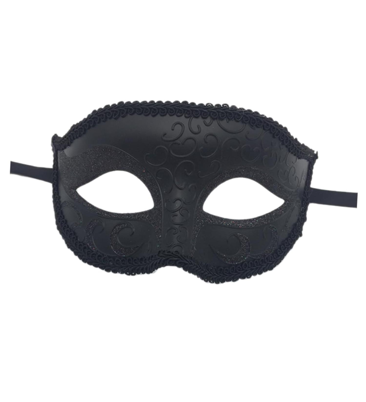 FRCOLOR Eye Mask Black Themed Prom Mask Eye Stand Out Mask Makeup Masquerade Ball Party Mask Costume Party Masquerade Mask Male and Female Mask Dreses Wedding Men and Women Halloween - Buy Online on GoSupps.com