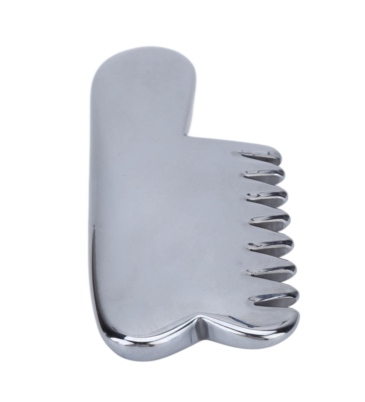 Verdant Touch Terahertz Massage Comb | V Face Care | Lightweight Portable Natural Energy Stone Shaving Comb - Buy Online on GoSupps.com