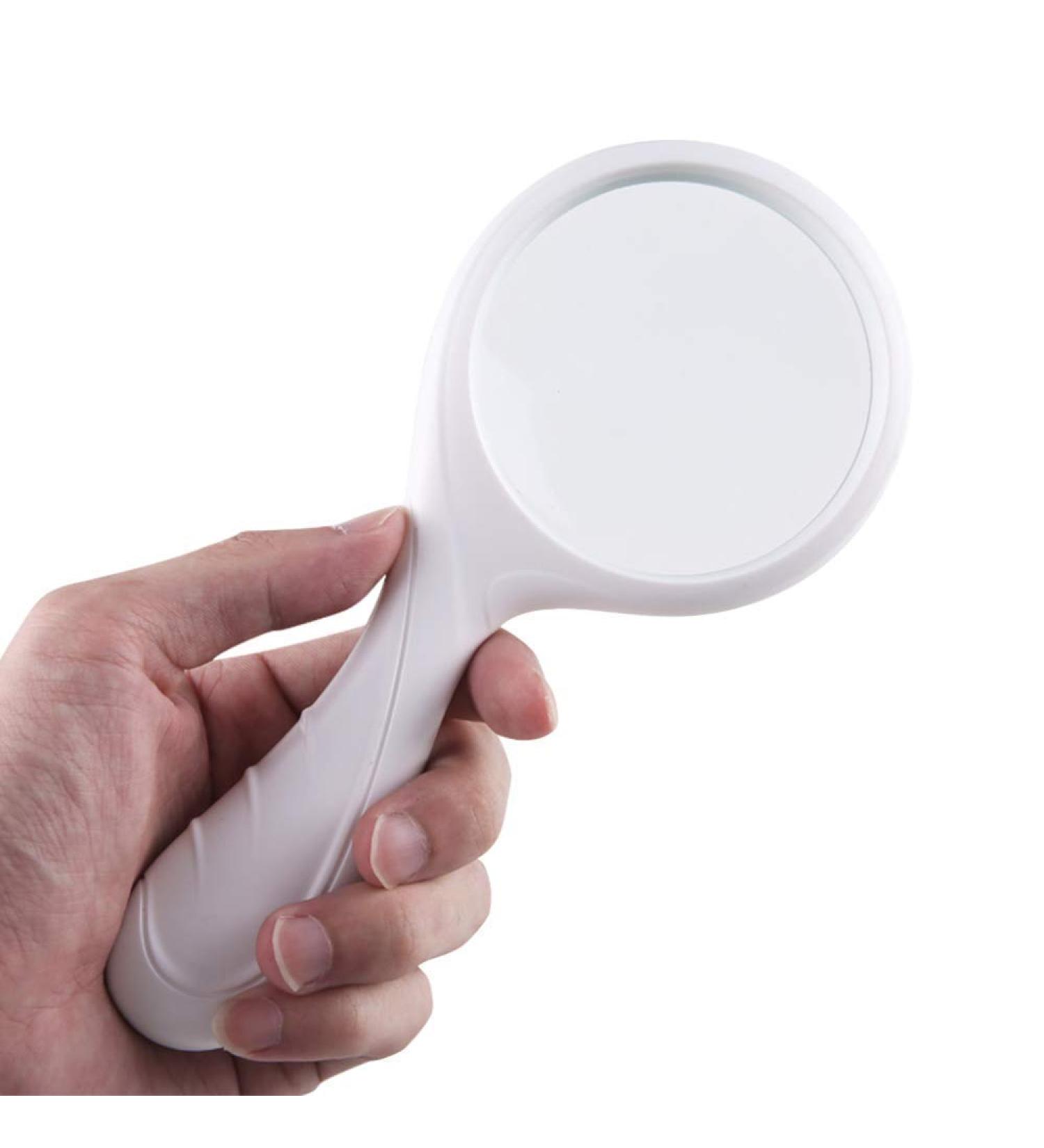 Magnifying Glass 10X Handheld HD Optical Lens Magnifying Glass for Elderly Youth Reading Books Clock Repair Recognition White Made in China - Buy Online on GoSupps.com