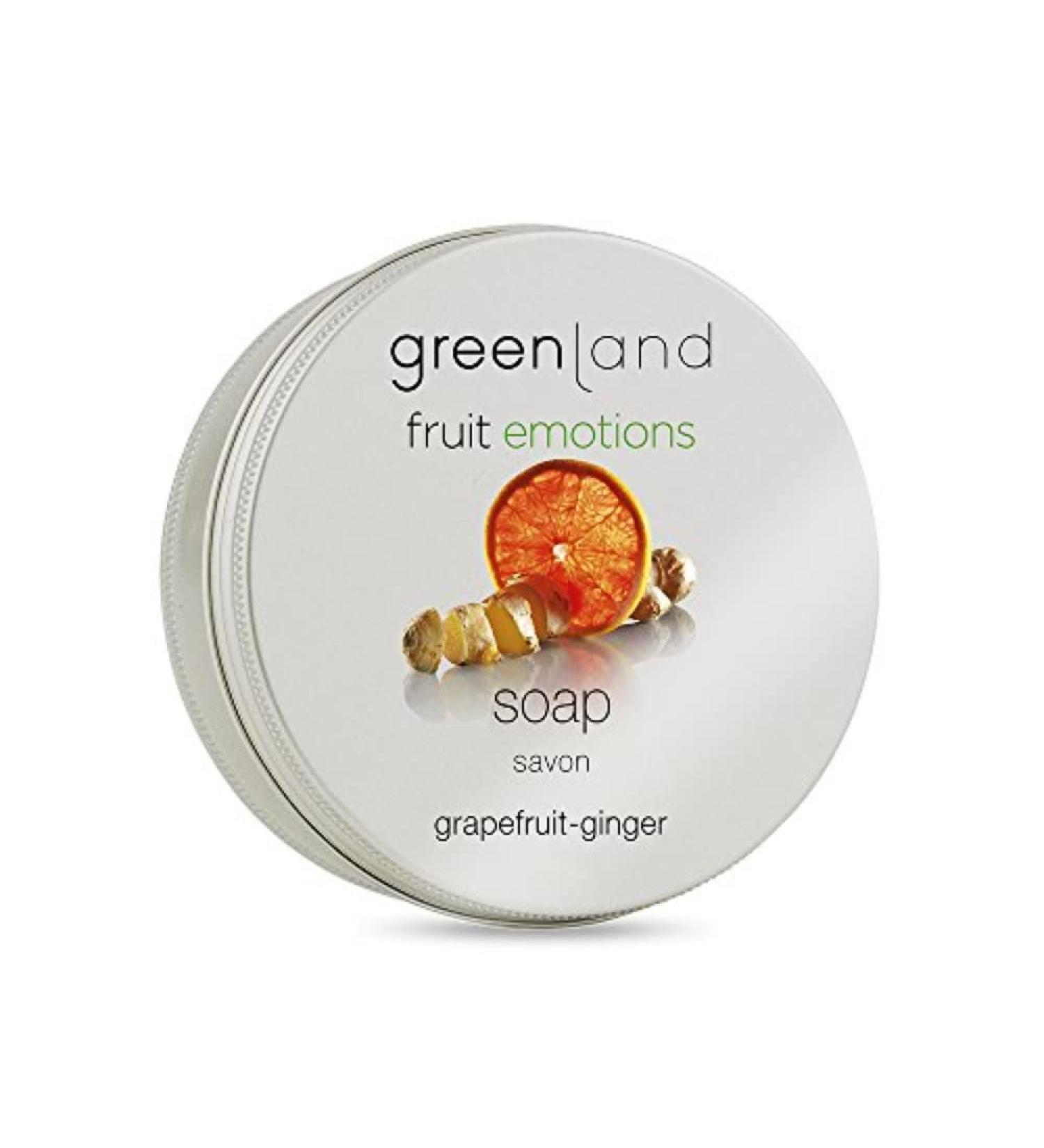 Greenland Fruit Emotions Soap Gift Tin 100g Grapefruit & Ginger - Buy Online on GoSupps.com