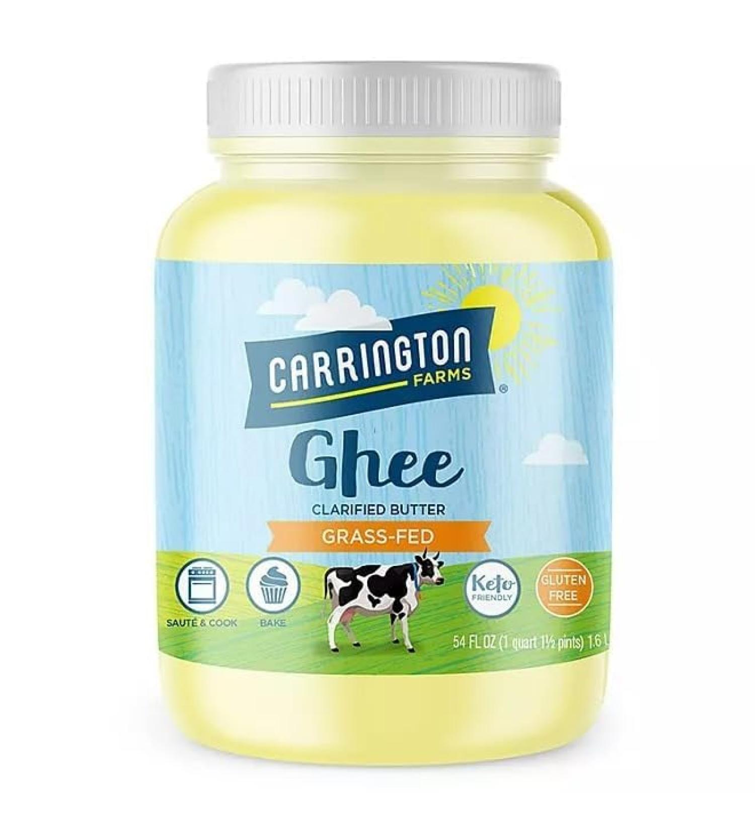 Farms Organic Ghee Butter 54oz - Lactose-Free Gluten-Free Keto-Friendly Cooking Oil for International Shipping - Buy Online on GoSupps.com