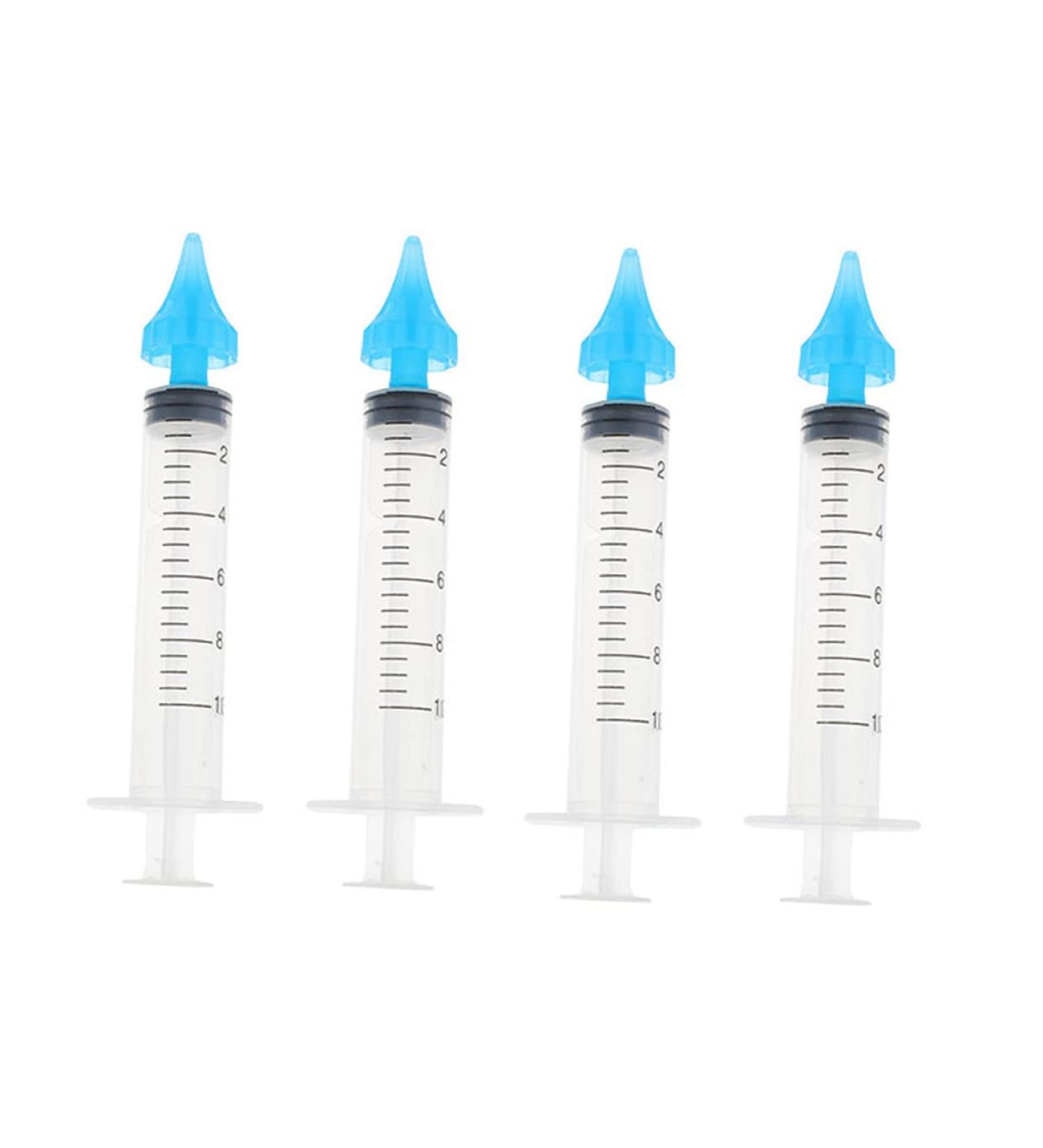 Healifty Ear Wax Remover Syringe - 4pcs Assorted Color Ear Cleaner Tool - Buy Online on GoSupps.com