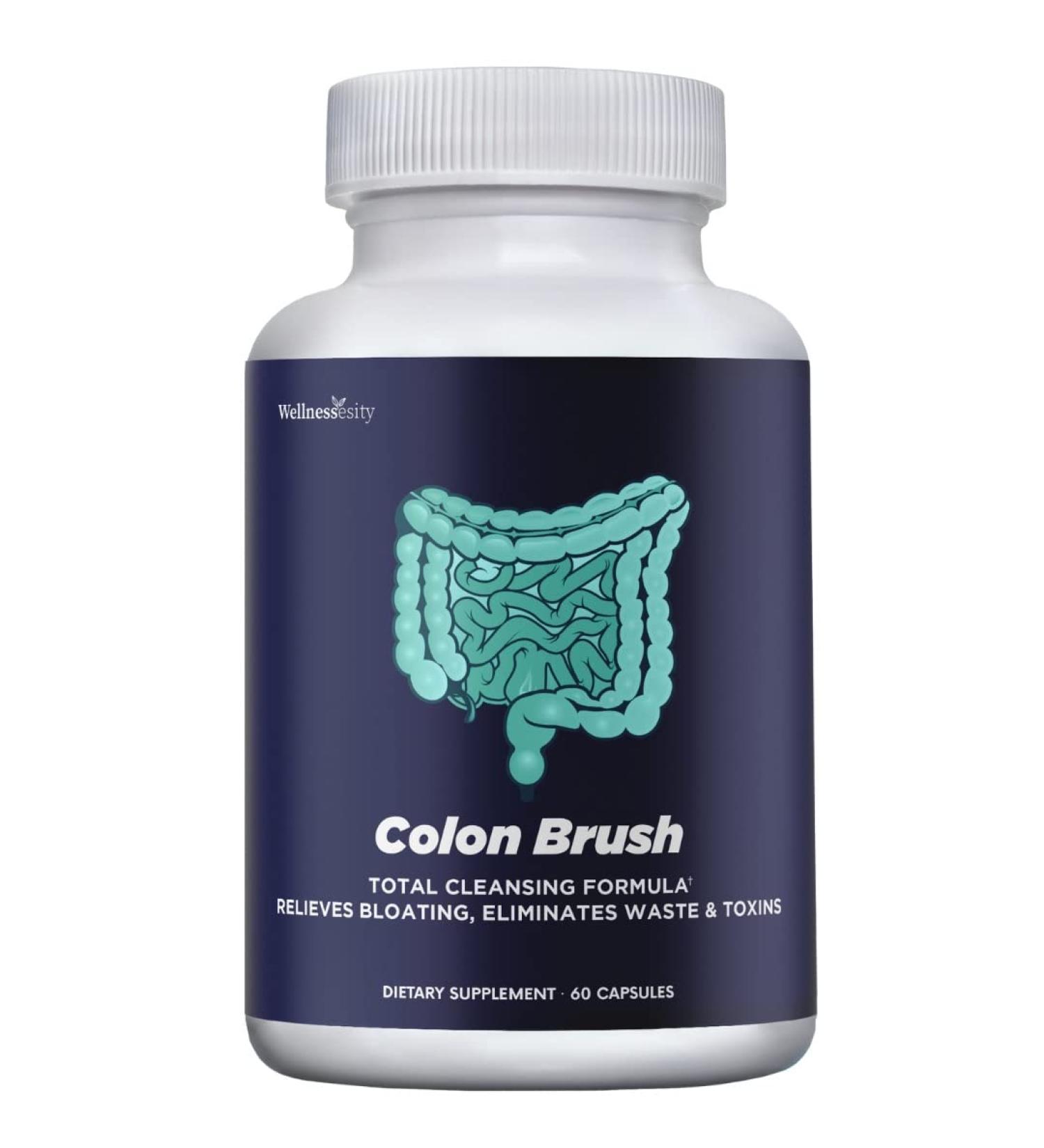 Colon Cleanse Detox Capsules for Fast Weight Loss - Natural Laxatives with Goldenseal, Bentonite & Buckthorn - Constipation Relief & Bloating Support - Non-GMO - 60 Capsules - Buy Online on GoSupps.com