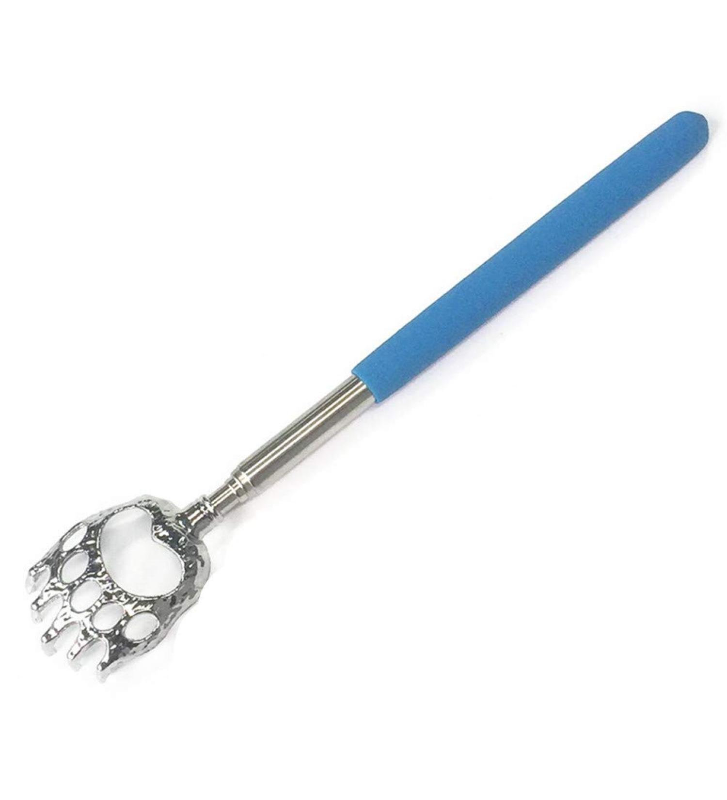 Peiujin Telescopic Back Scraper - Stainless Steel with Rubberized Handle 58cm Blue - Perfect for Scratch Massage | International Shipping Available - Buy Online on GoSupps.com
