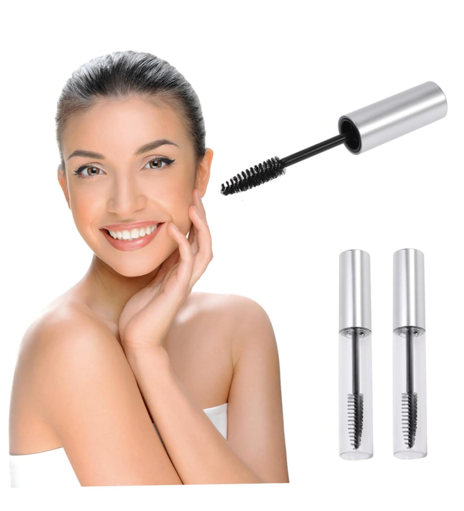 WOONEKY 4pcs Empty Eyelashes Bottle Empty Mascara Tubes with Wands Mascara Tube with Wand Eyeliner Bottle - Buy Online on GoSupps.com