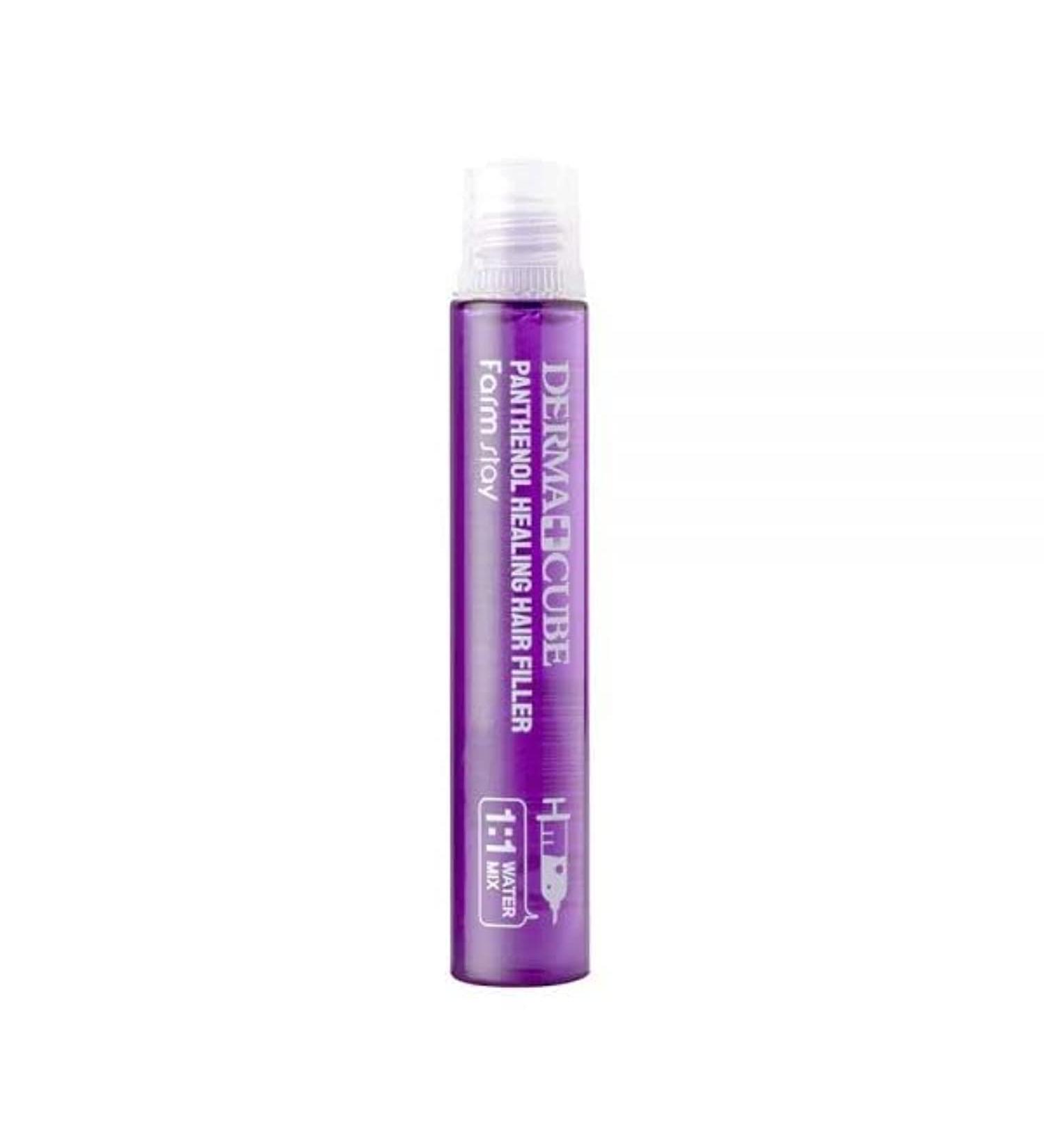 FARMSTAY DERMACUBE Panthenol Healing Hair Filler - 10 pcs, 0.44 fl oz - Hair Mask for Damaged, Brittle, Thin Hair - Buy Online on GoSupps.com