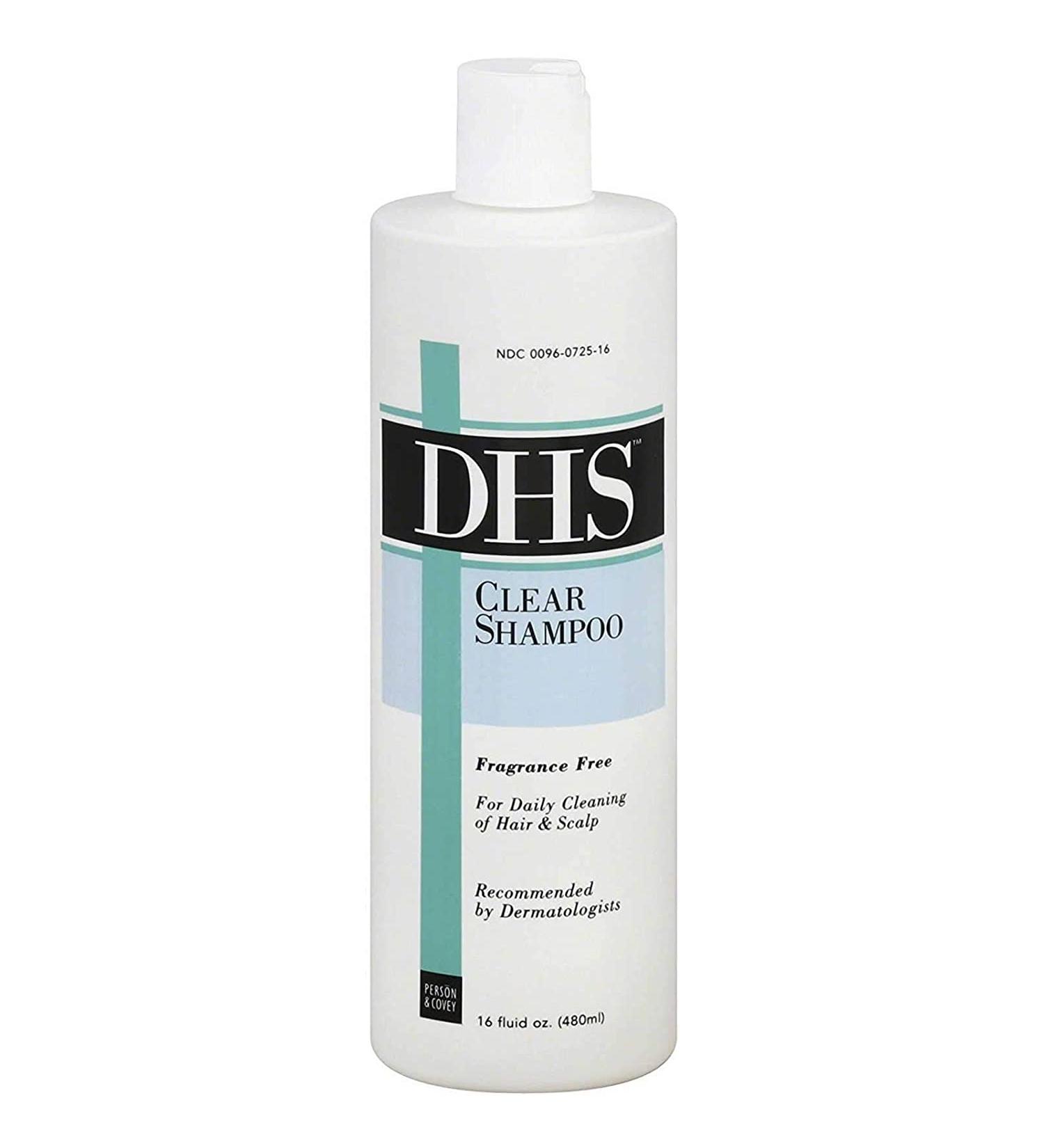 DHS Clear Shampoo 16 oz - Pack of 2 | Gentle & Effective Formula for Sensitive Scalps - Buy Online on GoSupps.com