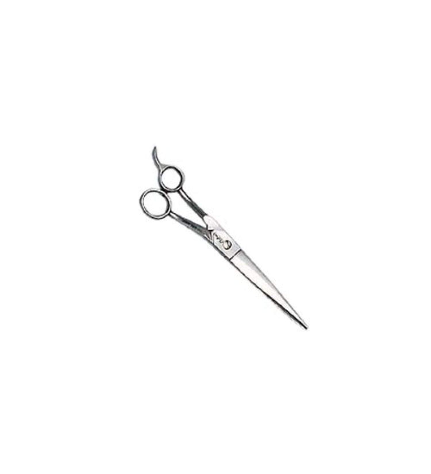 Geib Gator Bent Shank Stainless Steel Curved Pet Grooming Shears, 8-1/2-Inch