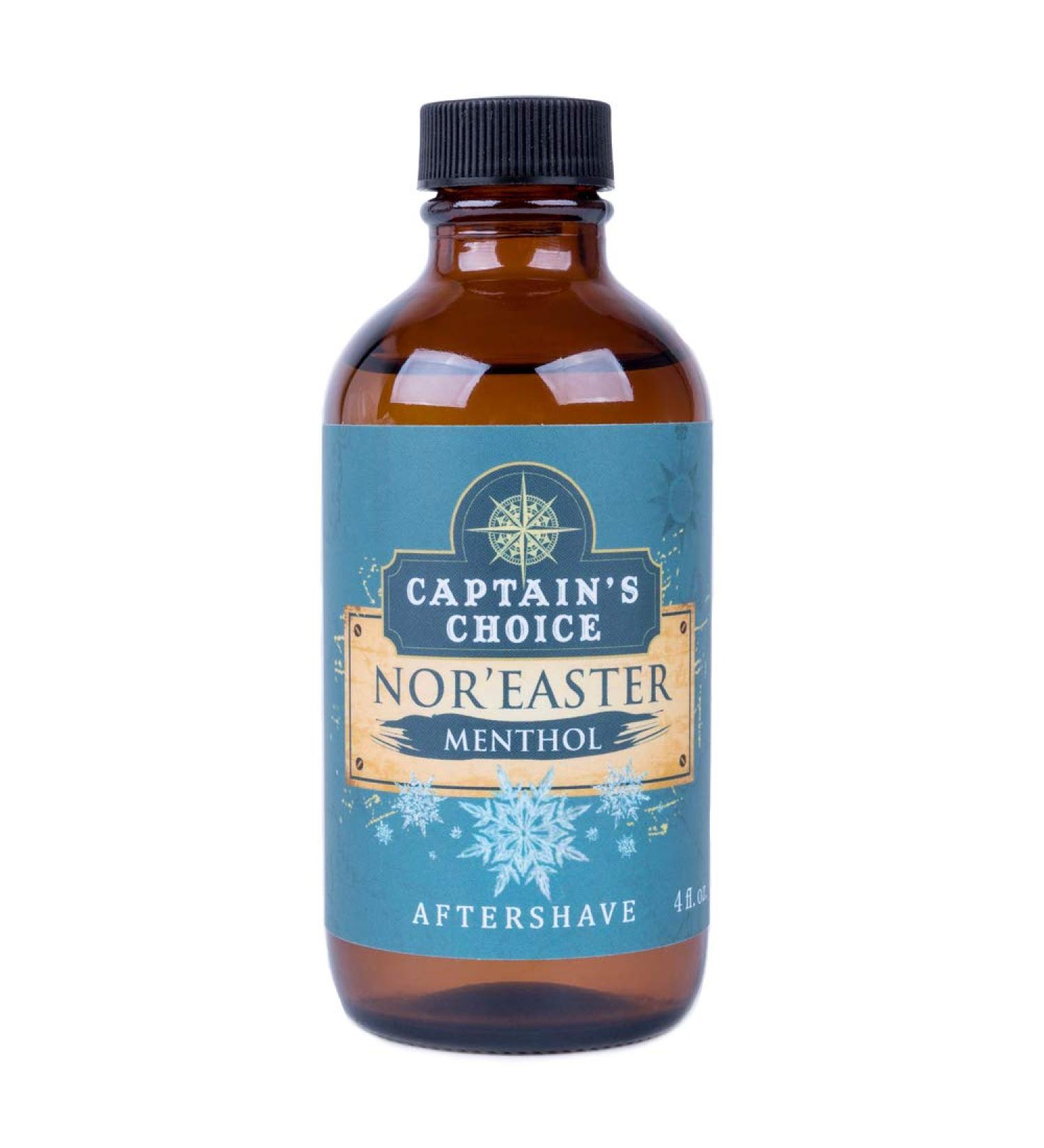 Captain's Choice Nor'Easter Menthol Scent Aftershave 4 fl oz