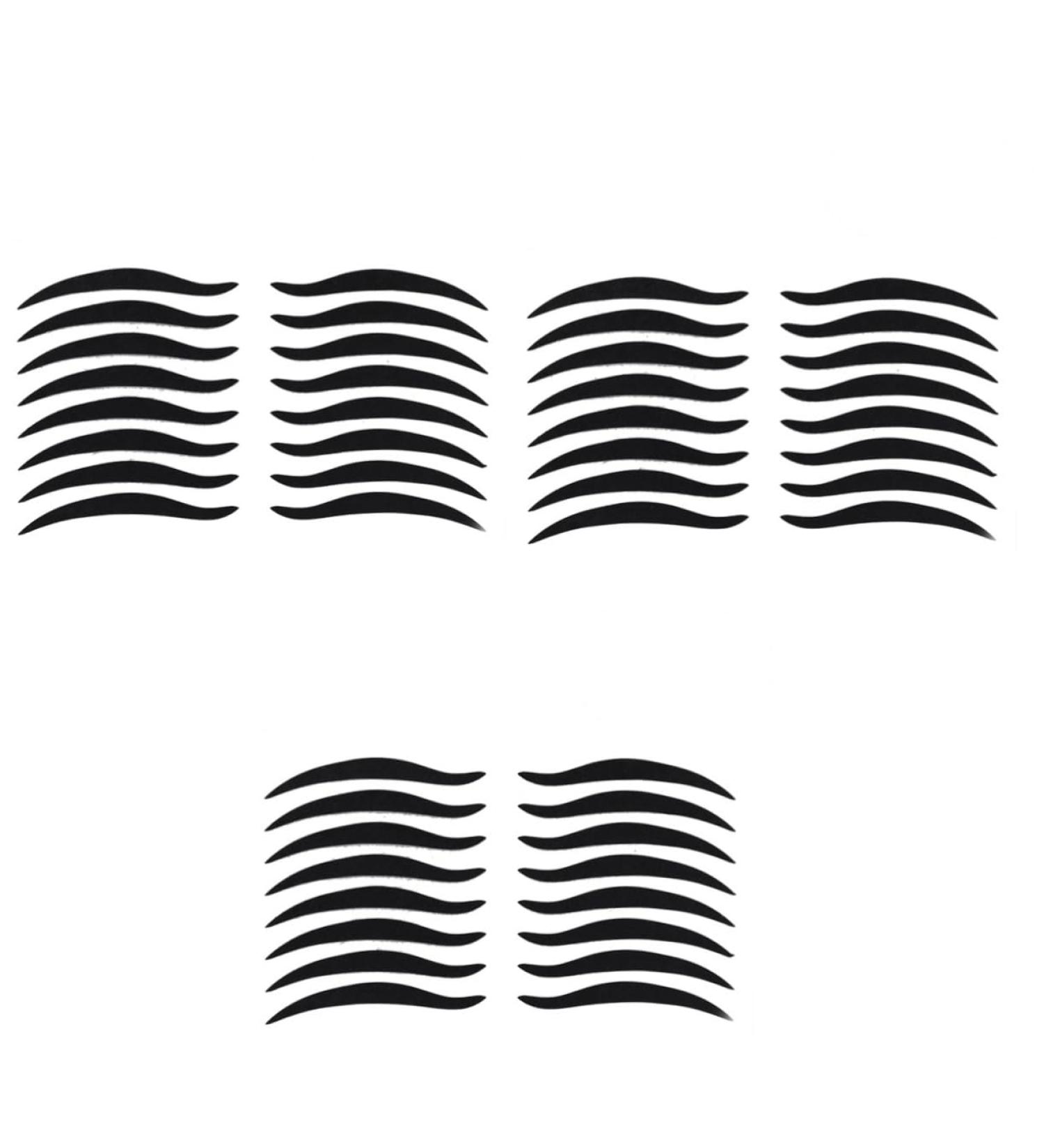 DRESSOOS 240 Pairs Double Eyelid Tape Liner Sticker Reusable Eyeshadow Adesivo Makeup Tape Eyeline Tape Black - Buy Online on GoSupps.com